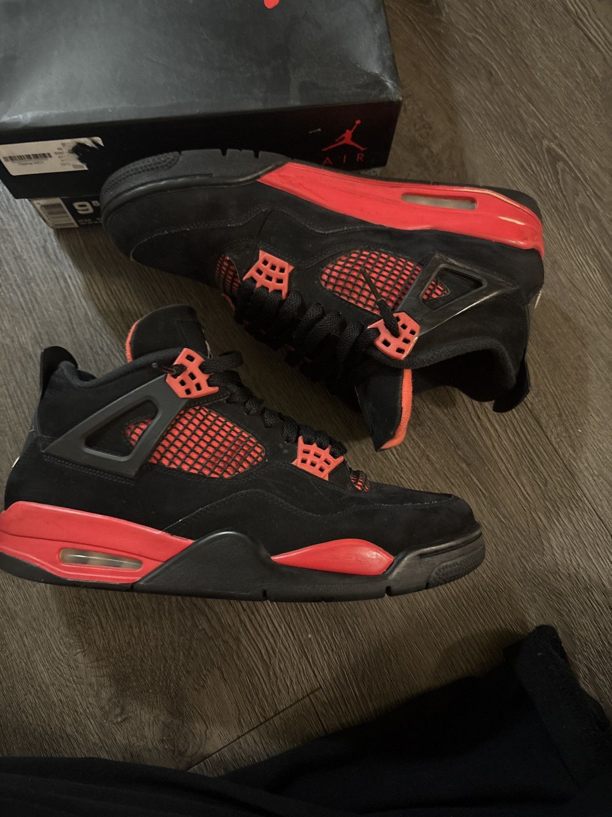Jordan Brand AIR JORDAN 4 RED THUNDER Size US 10 / EU 43 - 6 Thumbnail