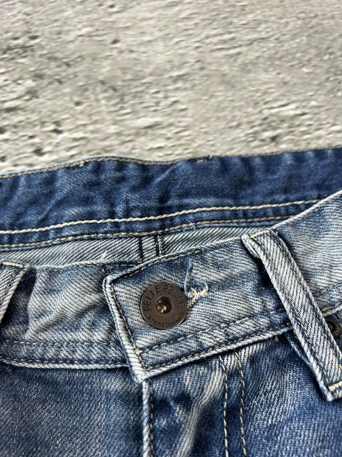 Pelle Pelle × Vintage Pelle Pelle vintage stone washed blue jeans Y2K baggy denim Size US 28 / EU 44 - 3 Thumbnail