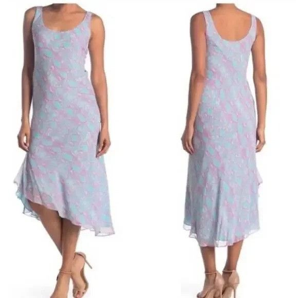 Diane von Furstenberg DVF Diane von Furstenberg Talia Tank Midi Dress In Sea Pytho Size M / US 6-8 / IT 42-44 - 2 Thumbnail