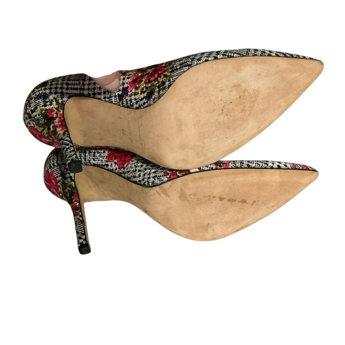 Oscar De La Renta Oscar de la Renta Floral Pointed Toe Pumps IT 40 Size US 10 / IT 40 - 3 Thumbnail