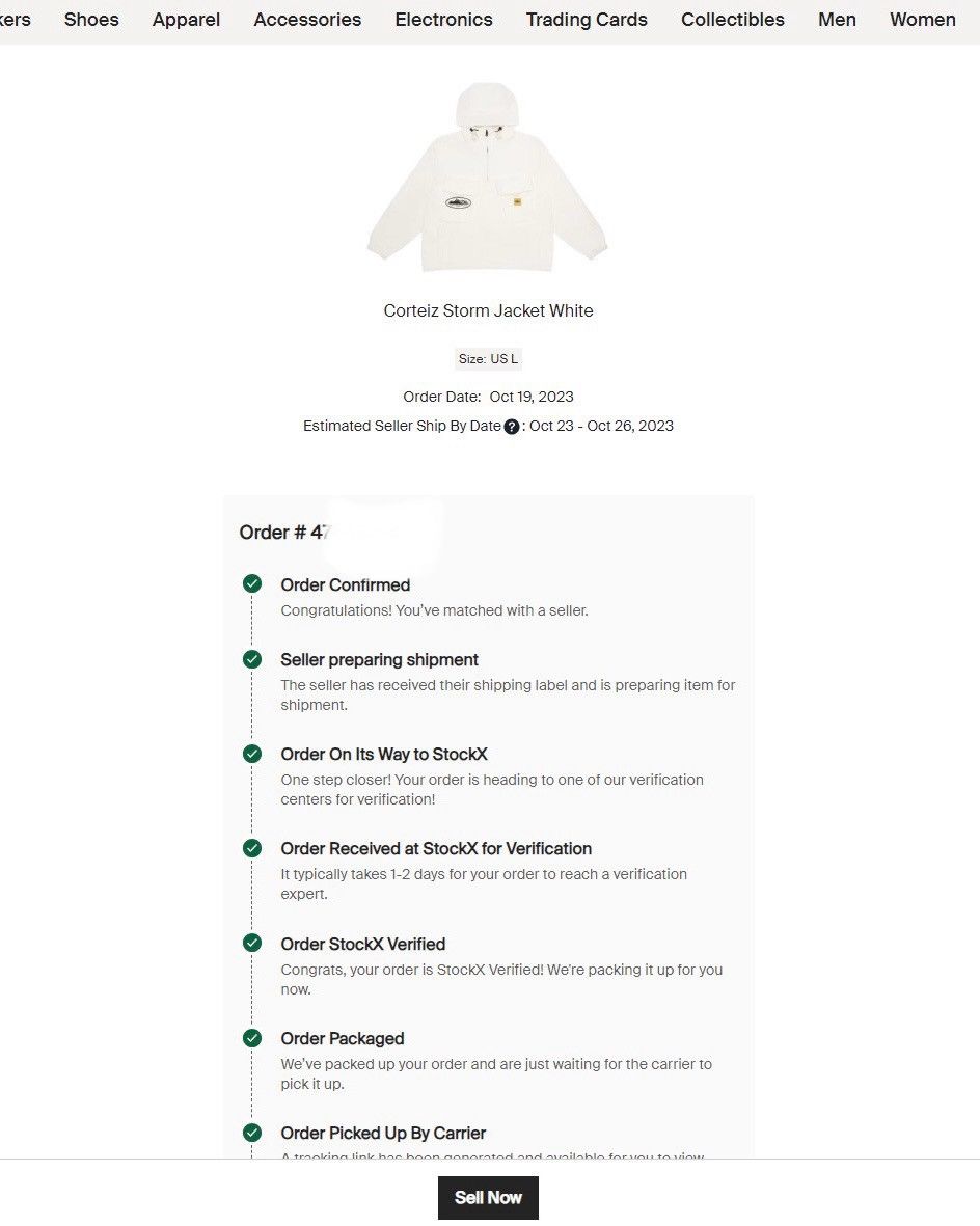 Corteiz Corteiz Storm Jacket | L Size US L / EU 52-54 / 3 - 5 Thumbnail