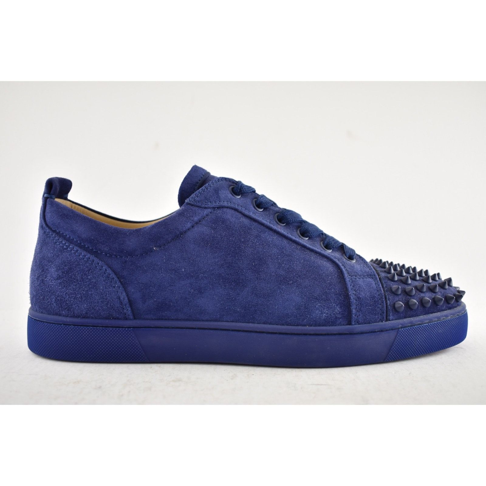Christian Louboutin Christian Louboutin Louis Junior Spikes Flat China Blue Low Size US 10.5 / EU 43-44 - 2 Thumbnail