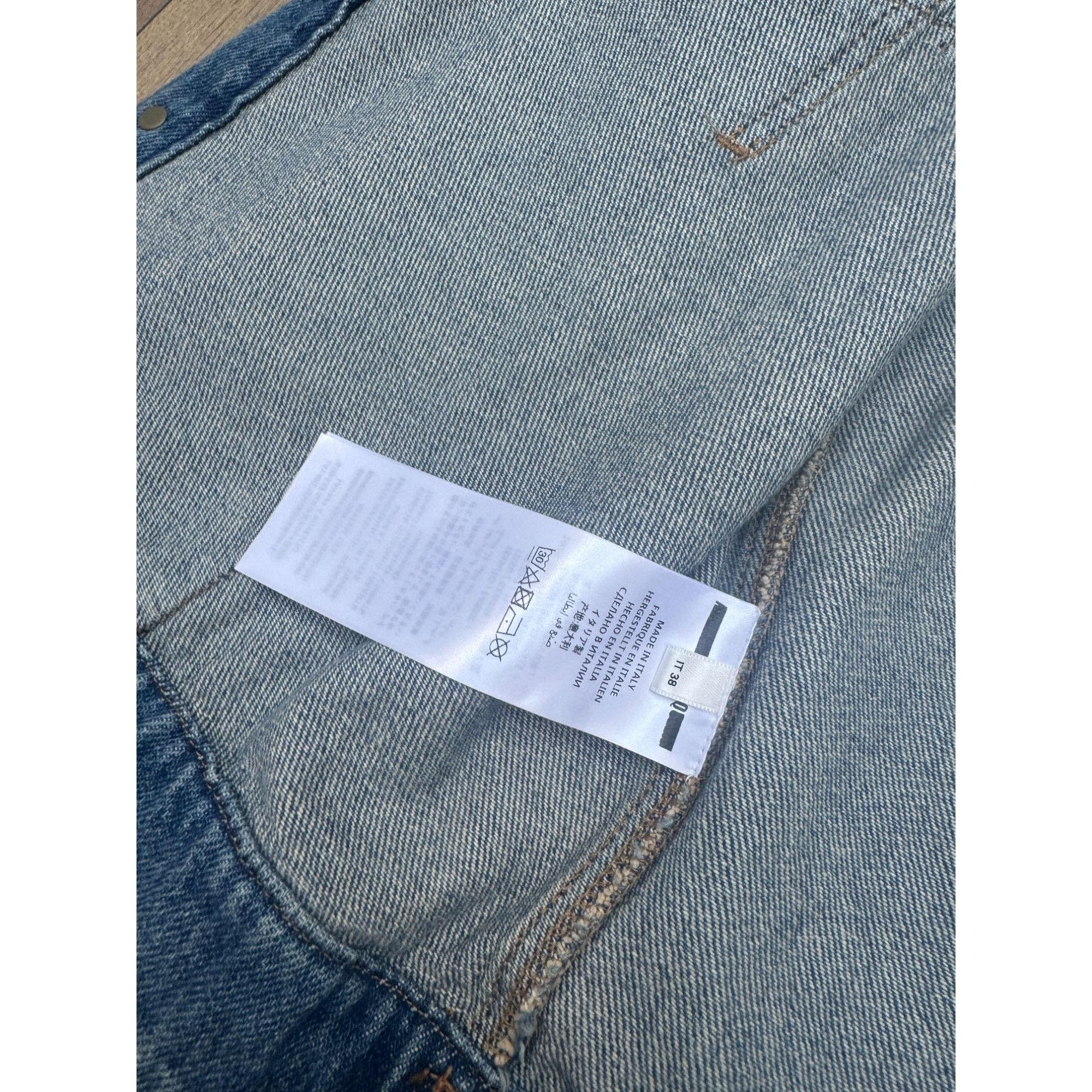 Alexander McQueen Blue Denim Jacket Size M / US 6-8 / IT 42-44 - 4 Thumbnail