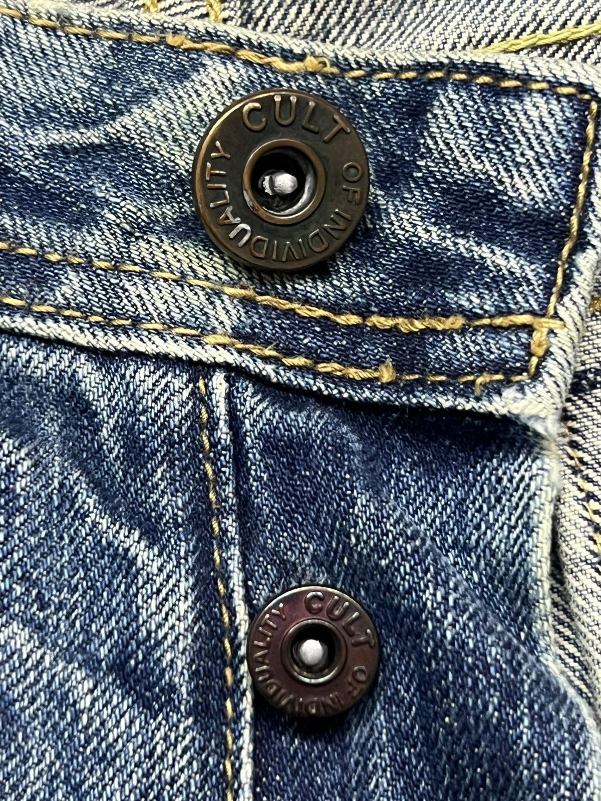 Cult Of Individuality Baggy Vintage Cult Of Individuality Selvedge Denim Size US 35 - 12 Thumbnail