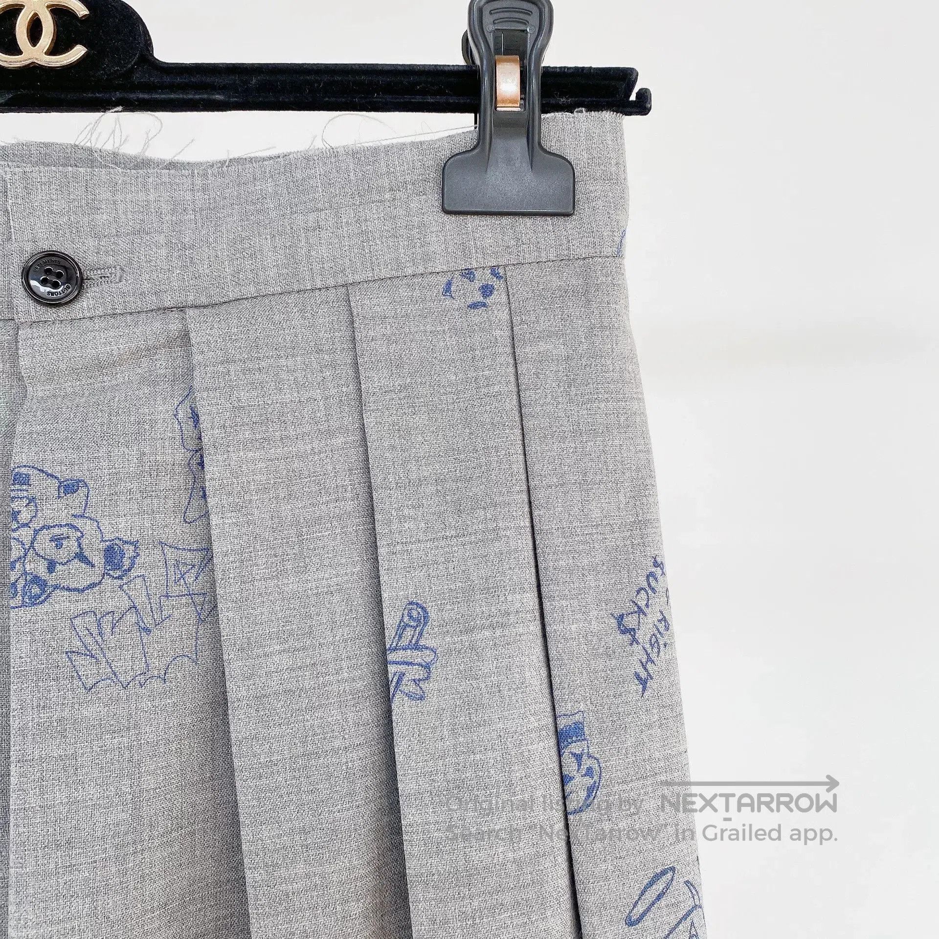 Vetements Vetements Gray Pleated Skirt S. Size US 26 / EU 42 - 4 Thumbnail