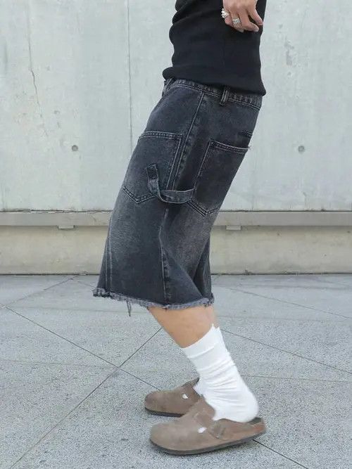 Jean Washed edge Y2K opium shorts jeans Size US 34 / EU 50 - 2 Thumbnail