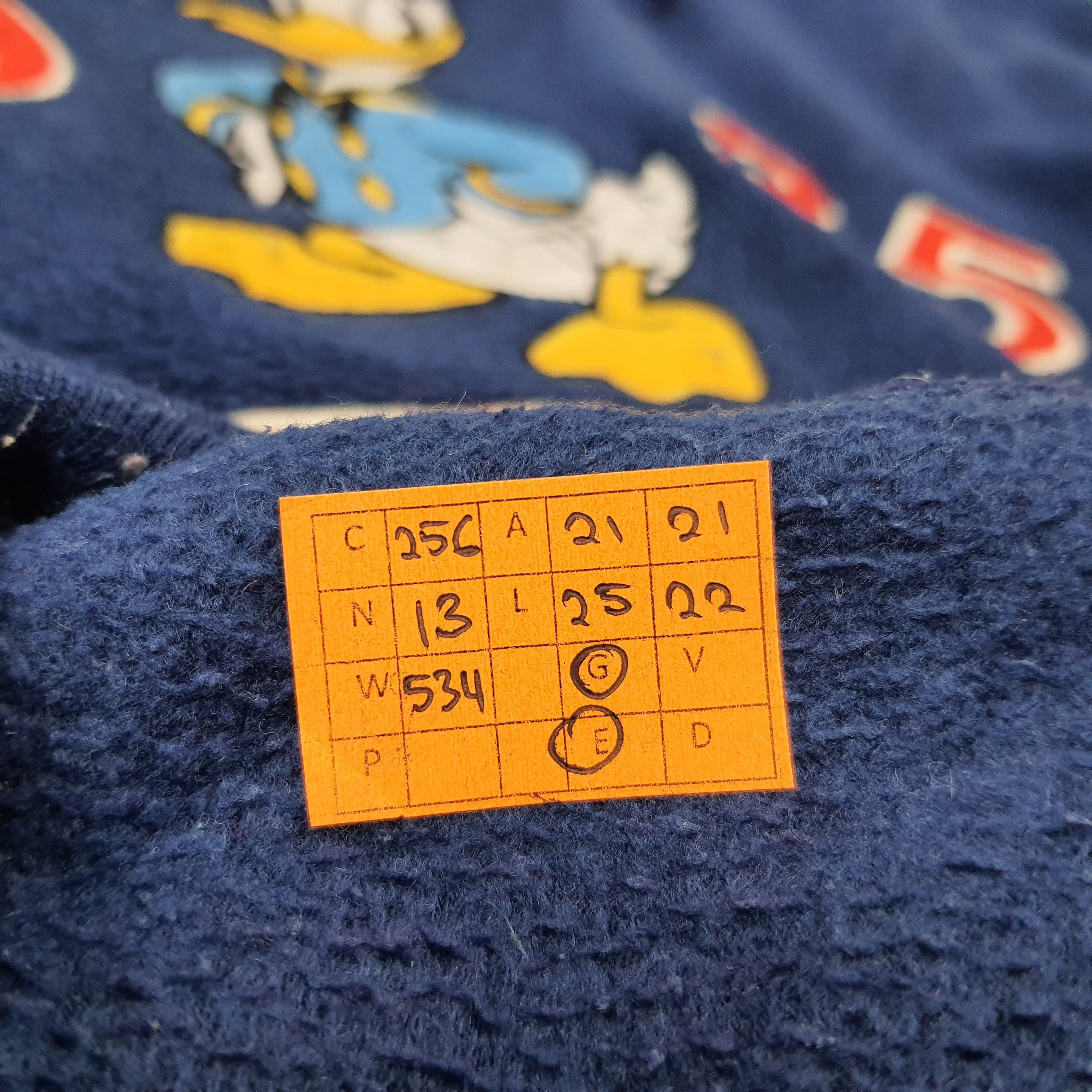 Disney Vintage Disney Donald Duck 1935 Fleece Hoodie C256N13 Size US M / EU 48-50 / 2 - 7 Thumbnail