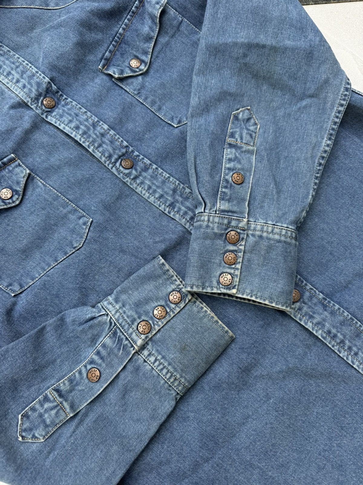 Hysteric Glamour 90’s HYSTERIC GLAMOUR RARE VINTAGE DENIM CLIP SHIRT Y2K Size US M / EU 48-50 / 2 - 8 Thumbnail