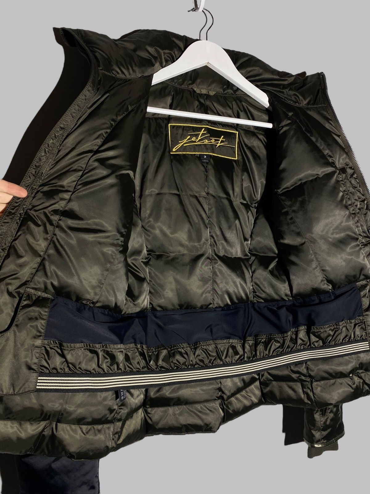 JET SET Rare Jet Set St. Moritz GB flag Stars Ski Down Jacket Size L / US 10 / IT 46 - 20 Thumbnail