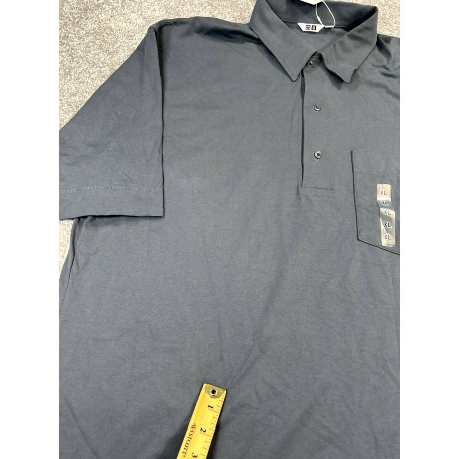 Uniqlo Uniqlo Polo Shirt Womens XL Gray Cotton Airism Polo Shirt Casual Womens XL Gray Cotton Airism 90s? Size XL / US 12-14 / IT 48-50 - 6 Thumbnail