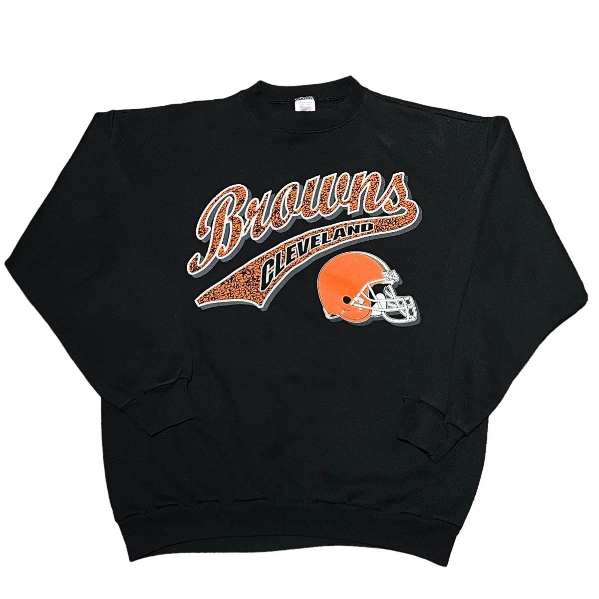 Logo 7 vintage Cleveland Browns men's Black Crewneck Sweatshirt, XL –  Eureka! Menswear