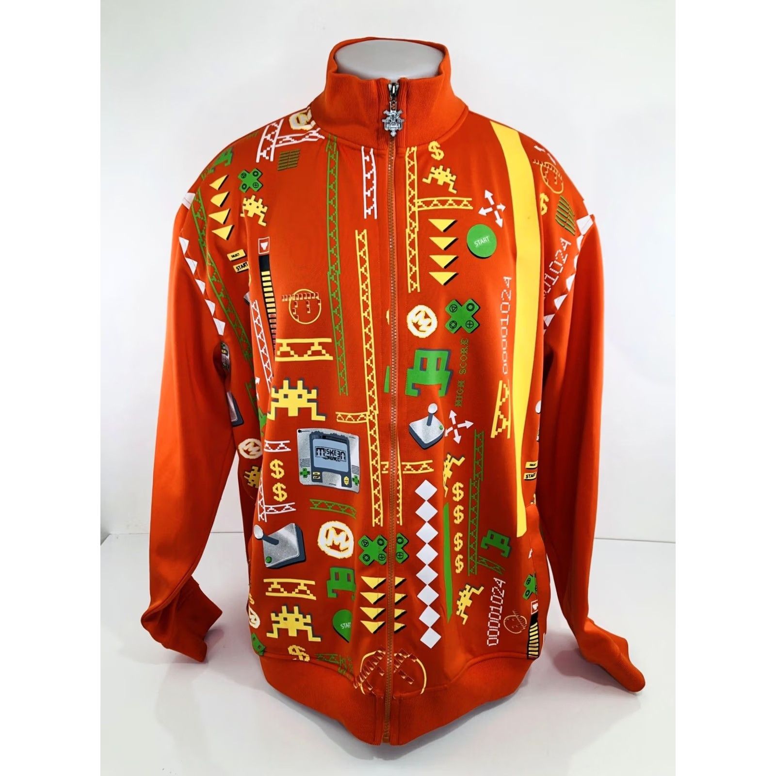 Vintage MISKEEN Vintage Atari Space Invaders PUFFY LOGO Mens XL Jacket Size US XL / EU 56 / 4 - 2 Thumbnail