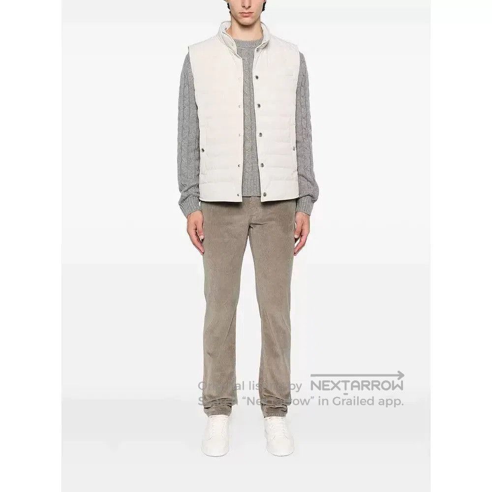 Brunello Cucinelli Brunello Cucinelli White Down Vest. Size US S / EU 44-46 / 1 - 5 Thumbnail