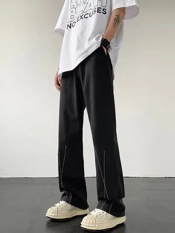 Japanese Brand Retro loose straight leg casual jeans Size US 30 / EU 46 - 1 Thumbnail