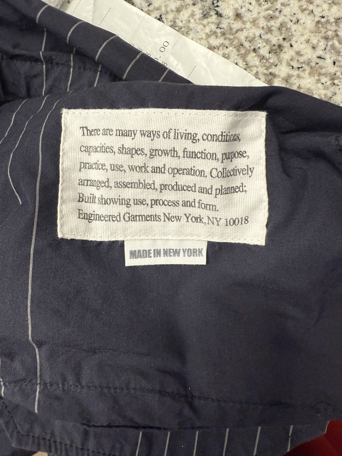 Engineered Garments Engineered Garments Pinstriped Field Vest Size US M / EU 48-50 / 2 - 5 Thumbnail
