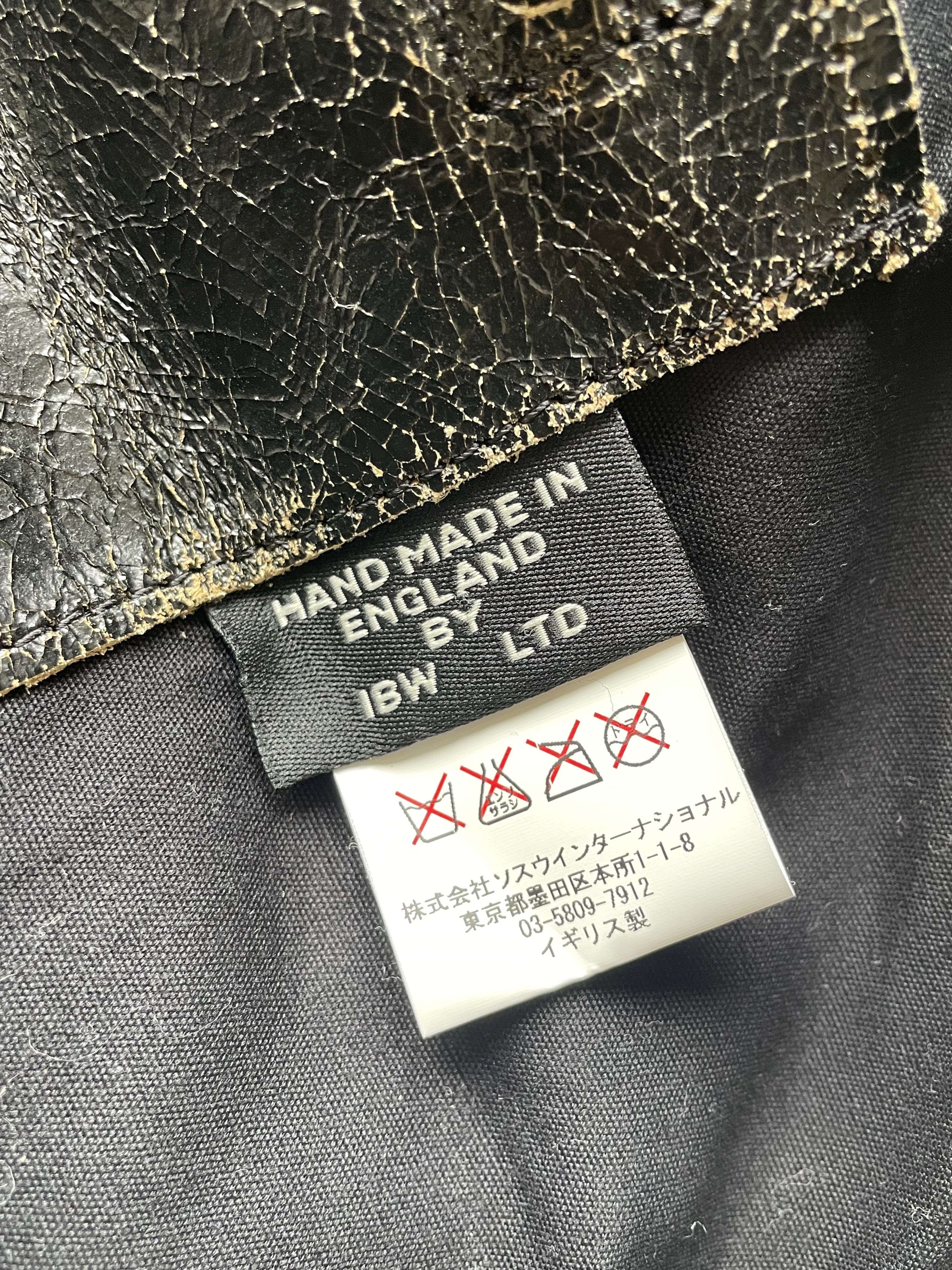 Maison MIHARA YASUHIRO Miharayasuhiro × Jas MB Distressed Leather Duffle SS10 Size ONE SIZE - 4 Thumbnail
