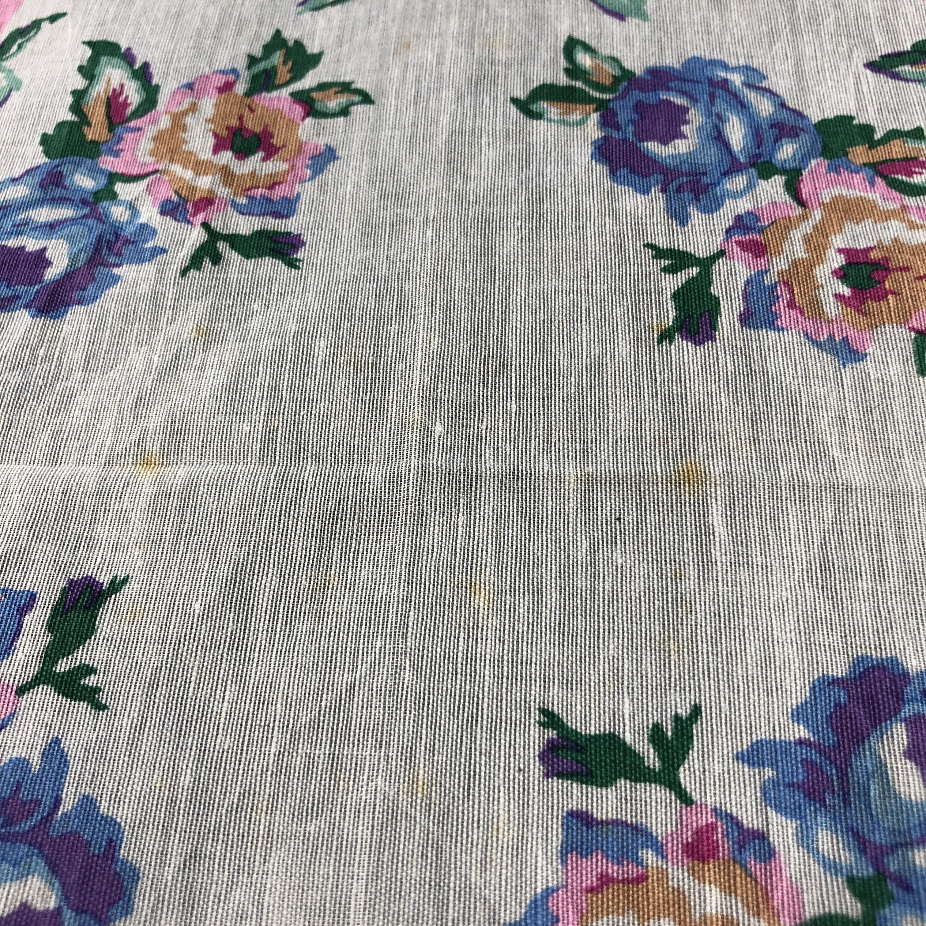 Kenzo × Vintage Kenzo Floral Handkerchief Neckerchief Bandana H2492 Size ONE SIZE - 8 Thumbnail