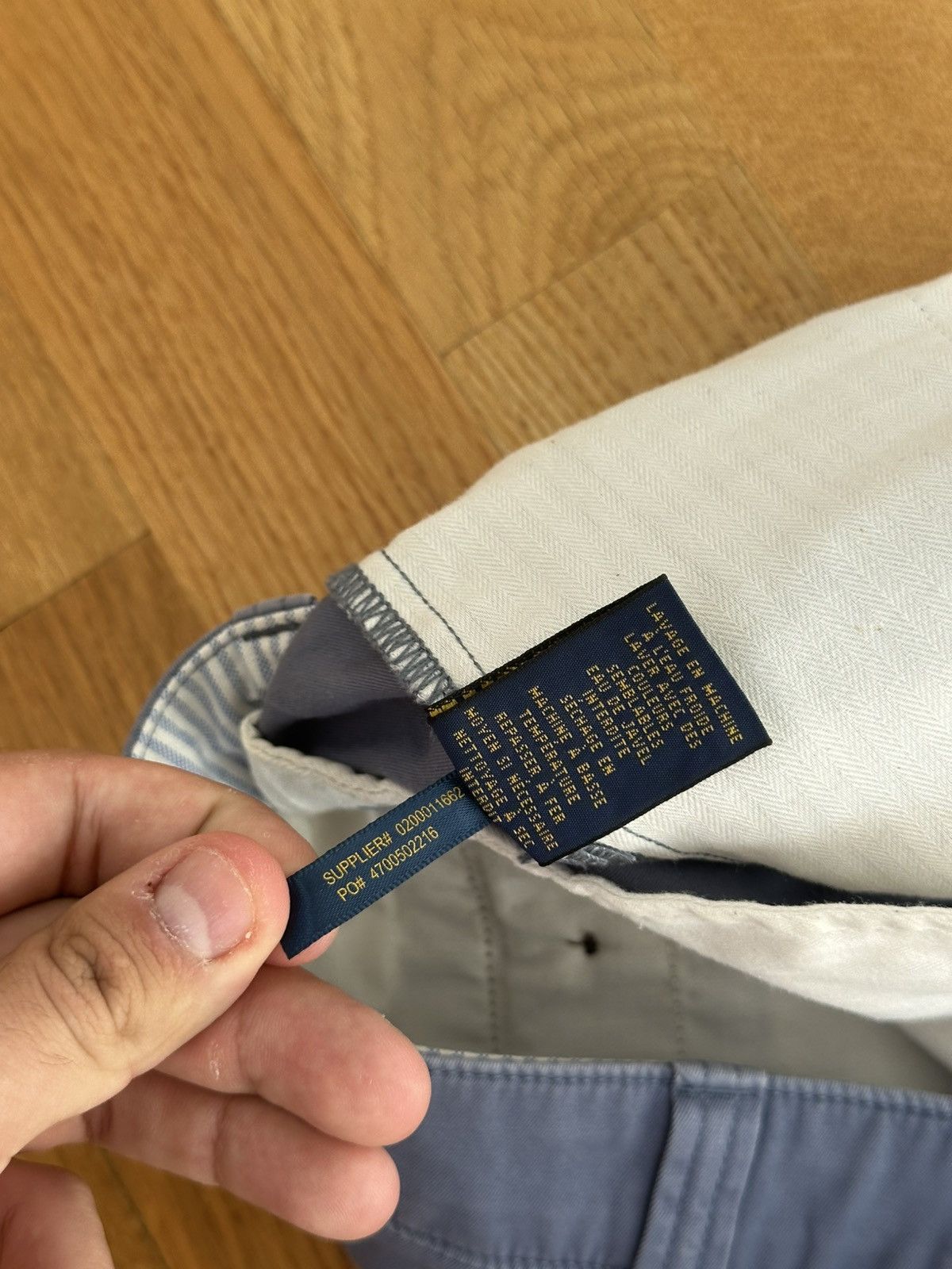 Polo Ralph Lauren Men’s Polo Ralph Lauren Casual Pants Back Logo Fit Blue Size US 32 / EU 48 - 14 Thumbnail