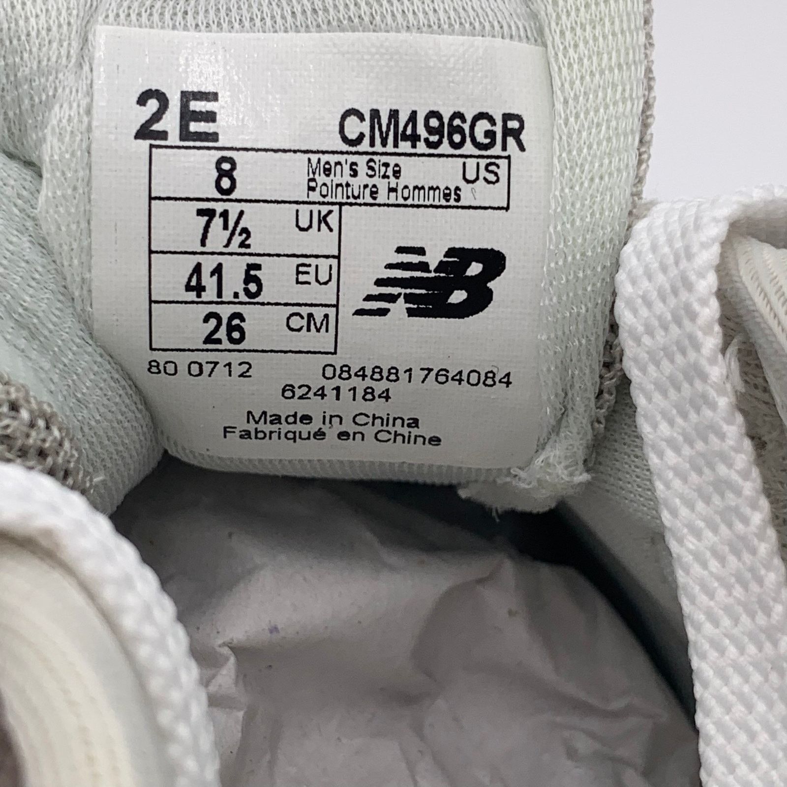 Size New Balance Pointure Hommes New Balance 496 Shoes Men's Size