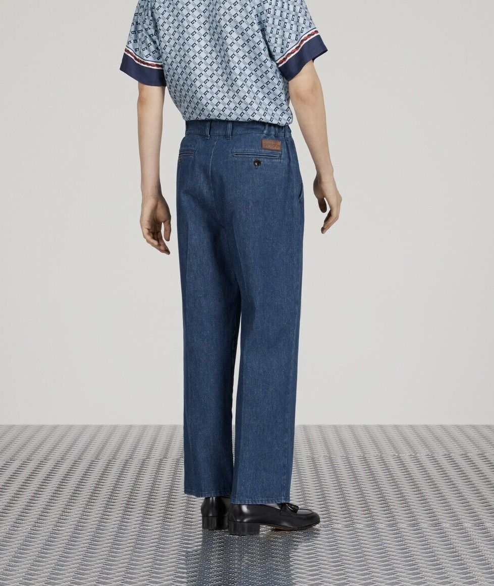 Gucci Gucci Wide Leg Tailored Trousers High Rise Straight Jeans Size US 34 / EU 50 - 4 Thumbnail