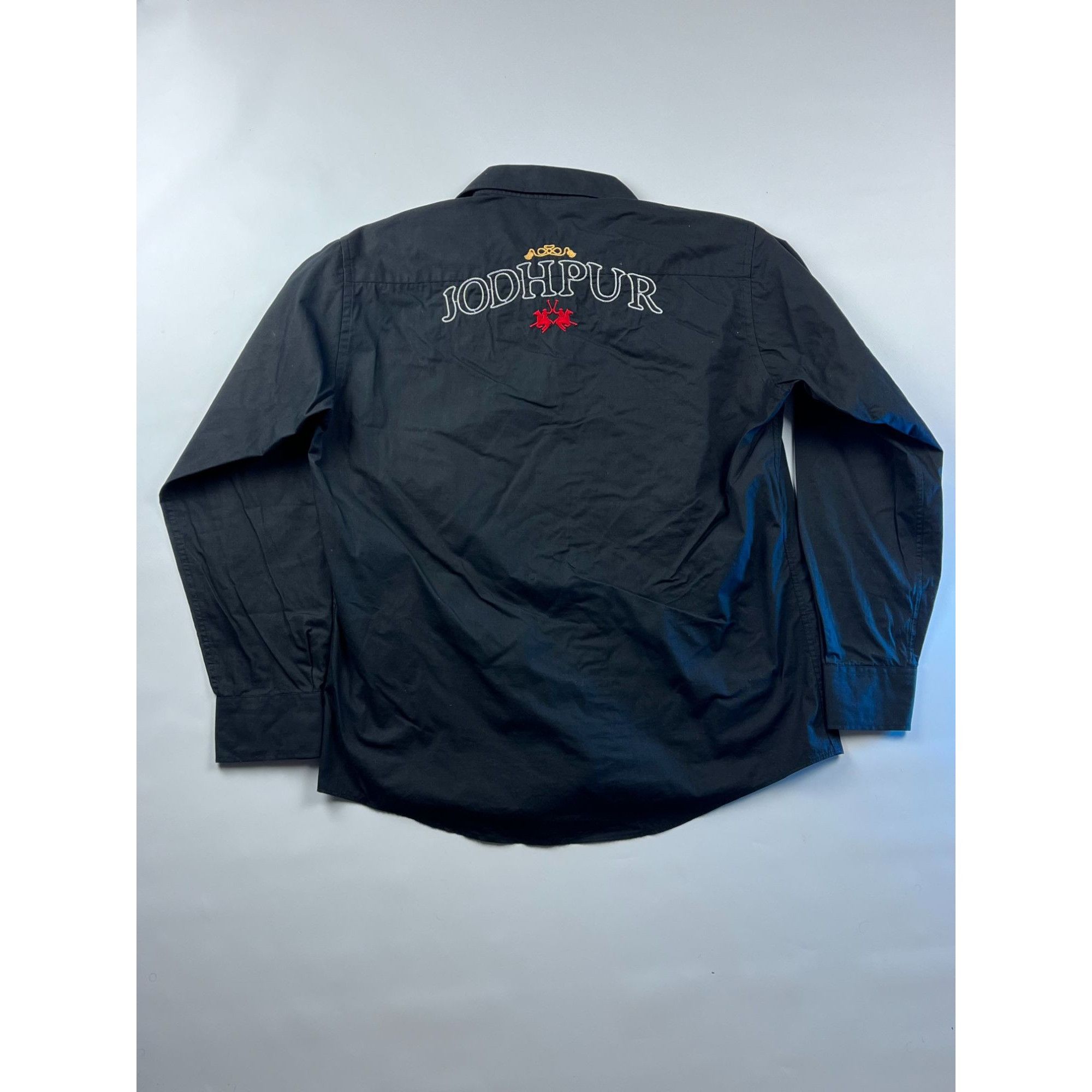 La Martina × Vintage La Martina Mens Black Long-Sleeve Polo Shirt Size US M / EU 48-50 / 2 - 3 Thumbnail