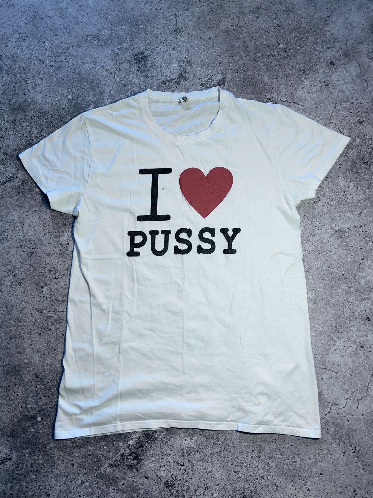 Vintage Vintage Y2K ADULT “ I LOVE PUSSY SEX PORNO “ FUNNY Tee Size US M / EU 48-50 / 2 - 2 Thumbnail