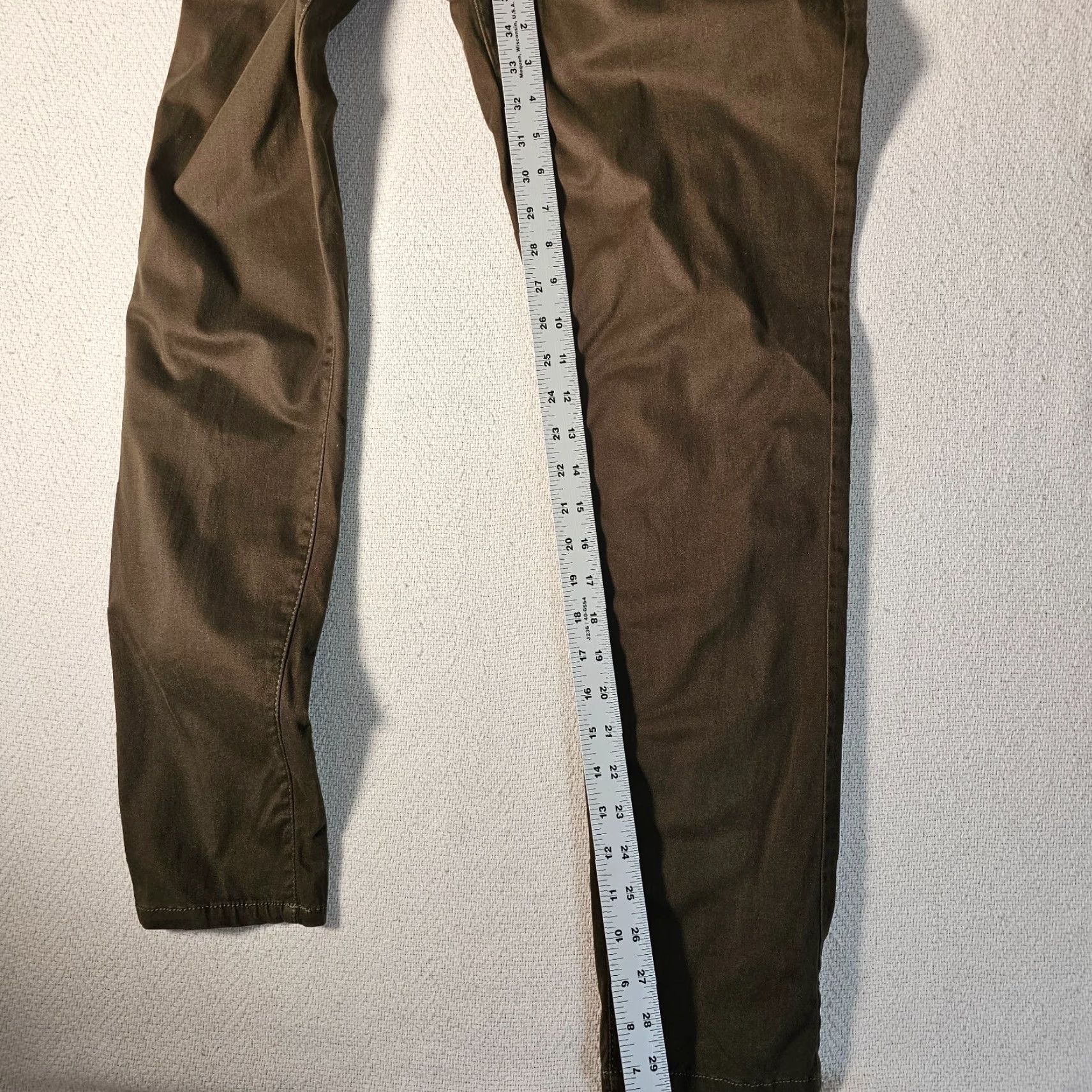 Juicy Couture Juicy Couture Pants Women Green Flat Front Skinny Cotton Blend 14 Regular 29in Inseam Y2K Size 36" / US 14 / IT 50 - 7 Thumbnail