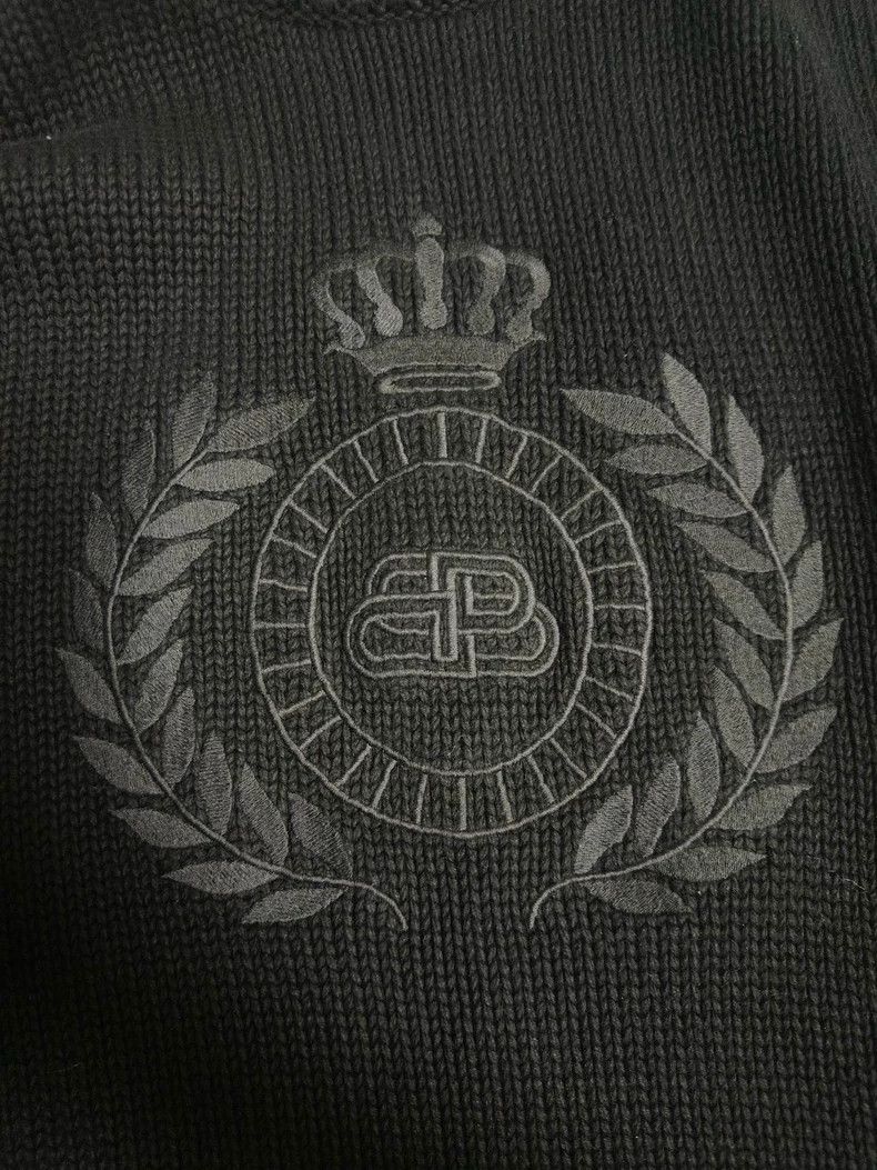 Balenciaga Balenciaga Black Knit Round Neck Shirt Size US M / EU 48-50 / 2 - 3 Thumbnail