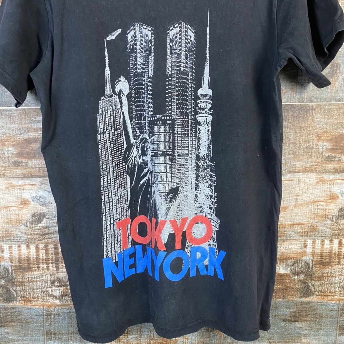 Vintage DL St Lauren 1976 Paris Black T-Shirt #C1186 Size M / US 6-8 / IT 42-44 - 5 Thumbnail