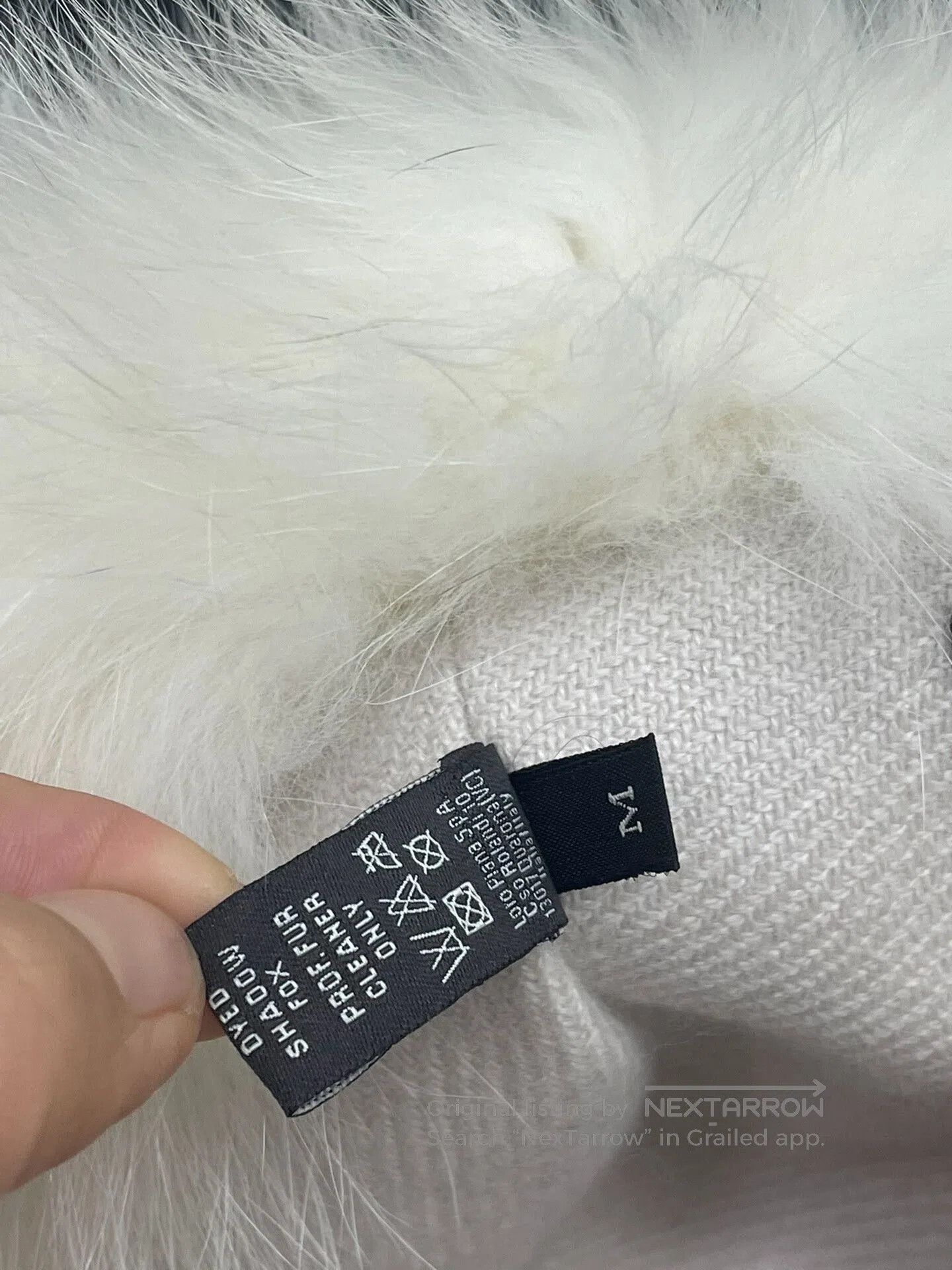 Loro Piana Loro Piana White Cashmere Fox Fur Hat. Size ONE SIZE - 6 Thumbnail