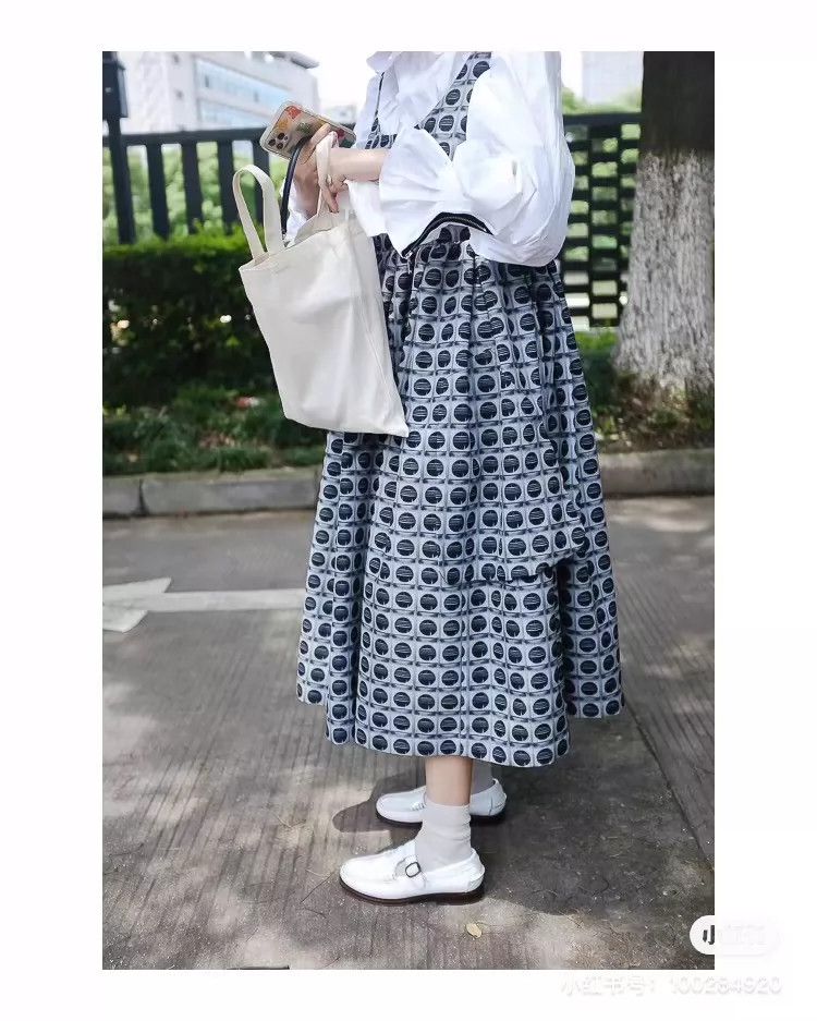 Comme des Garcons Comme Des Garcons Polka-dot grey dress sundress Size M / US 6-8 / IT 42-44 - 5 Thumbnail