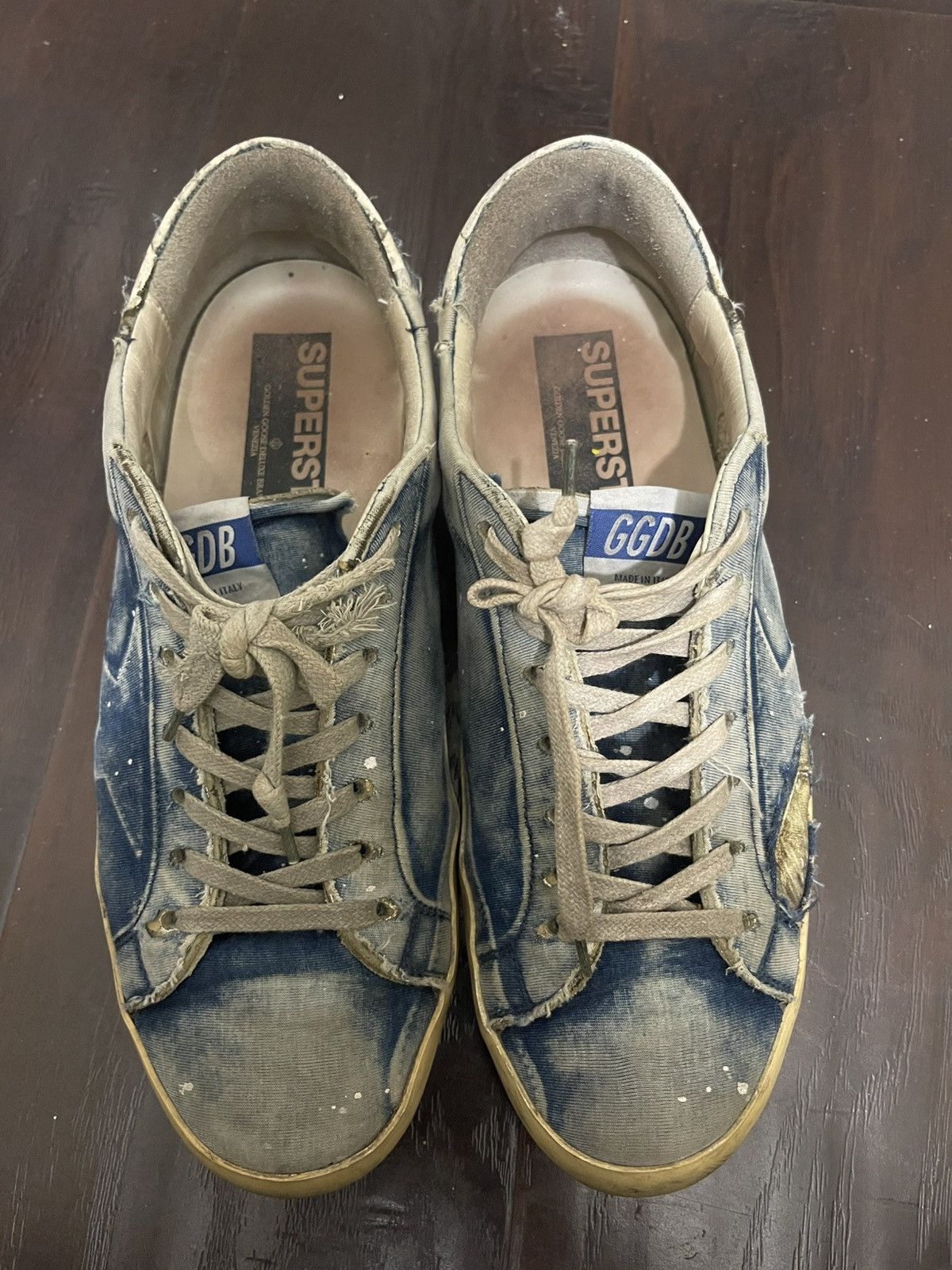 Golden Goose Golden goose superstar denim blue Size US 9 / EU 42 - 2 Thumbnail