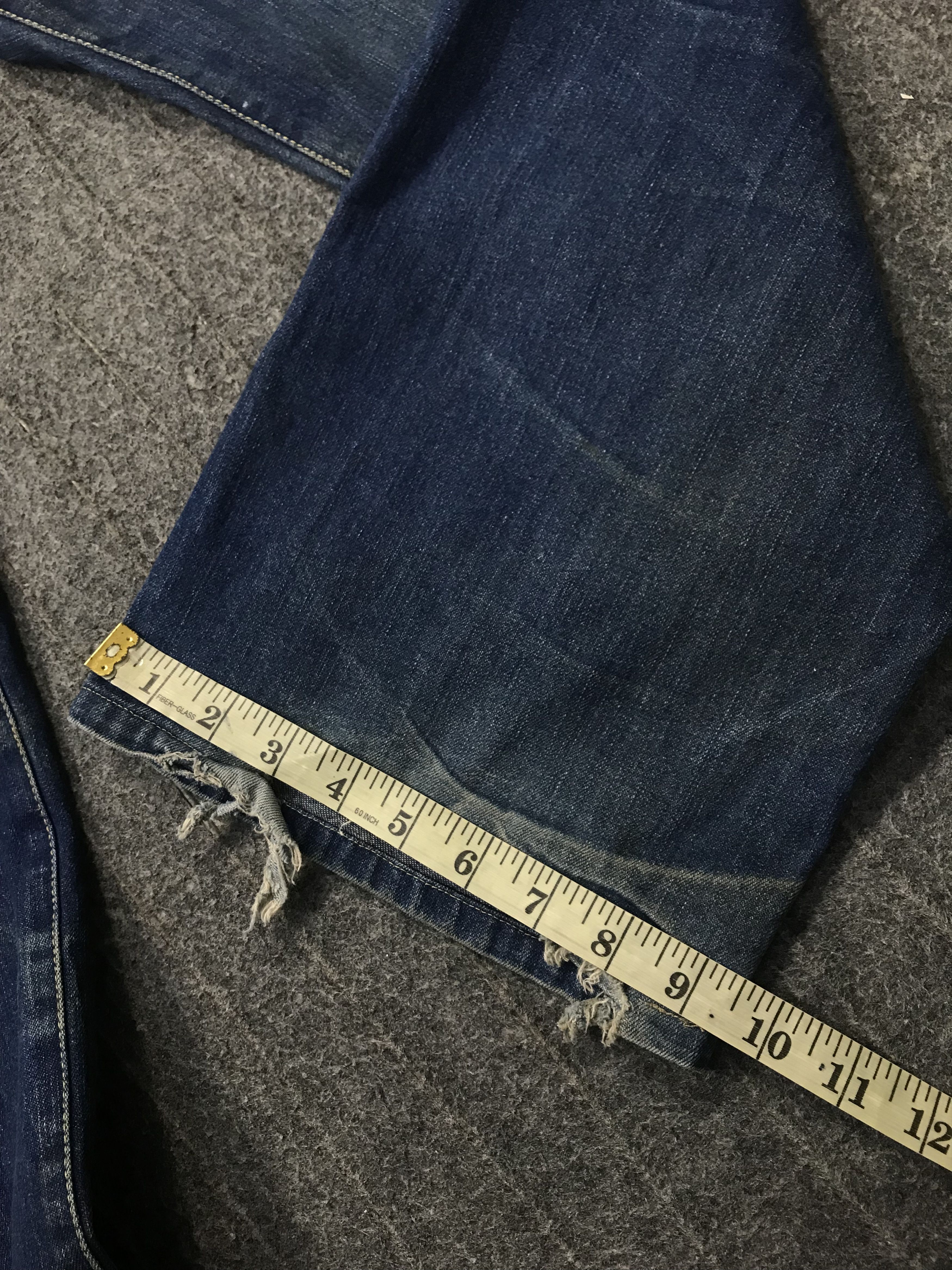 Japanese Brand On The Road Denim Indigo Pant Straight Cut Fits Size 32 Size US 32 / EU 48 - 14 Thumbnail