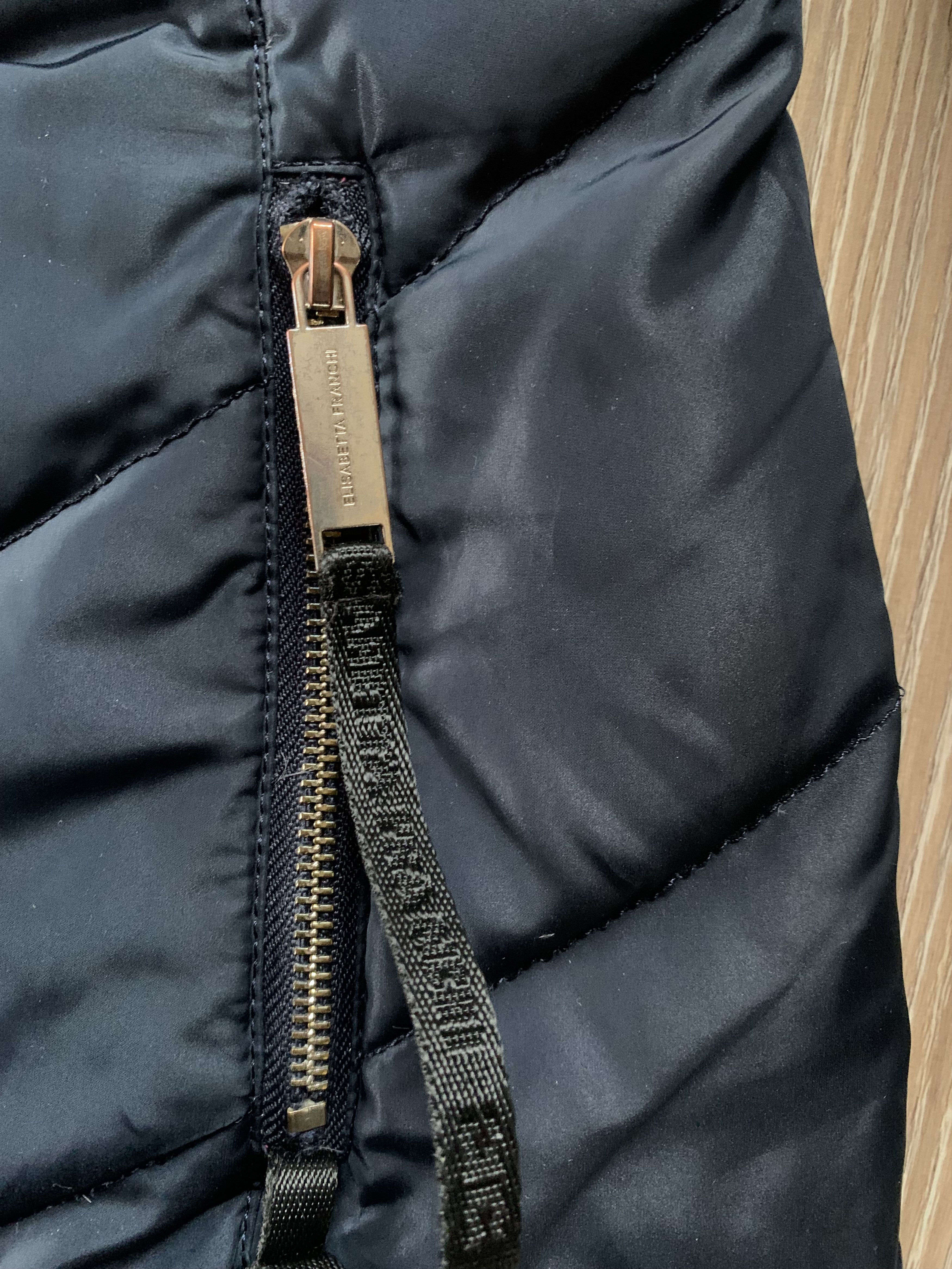 Elisabetta Franchi Elisabetta Franchi Black Hooded Quilted Puffer Jacket Size M / US 6-8 / IT 42-44 - 6 Thumbnail