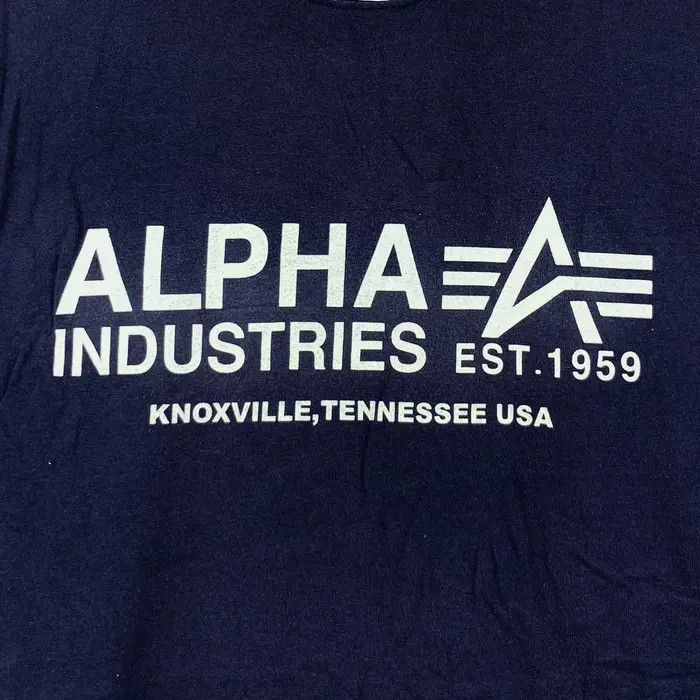 Alpha Industries Vintage ALPHA INDUSTRIES US Military Tee Shirt Size US L / EU 52-54 / 3 - 4 Thumbnail
