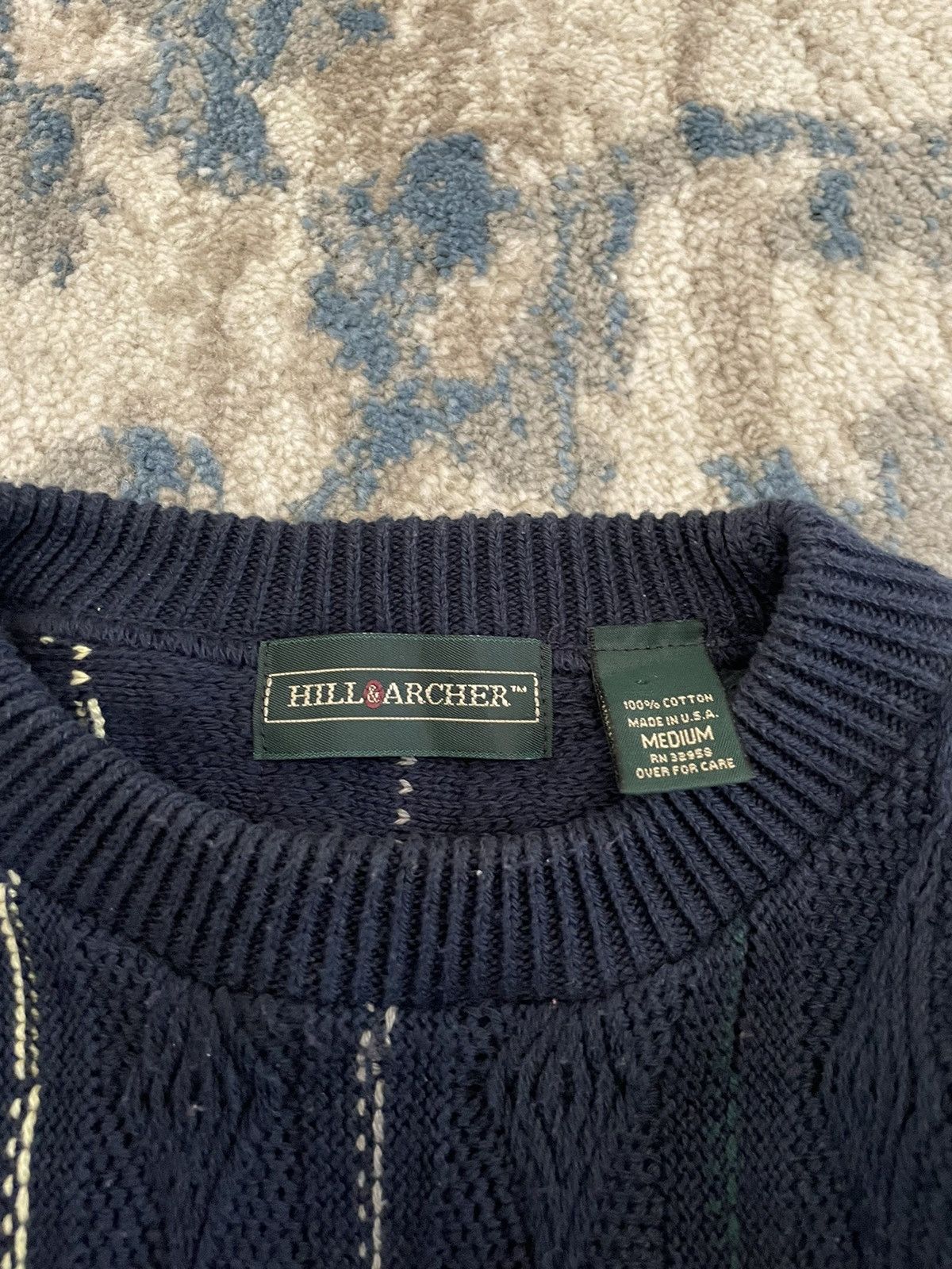 Vintage Vintage 90s 3D Coogi Style Sweater Knit Tundra Our Legacy Size US M / EU 48-50 / 2 - 3 Thumbnail