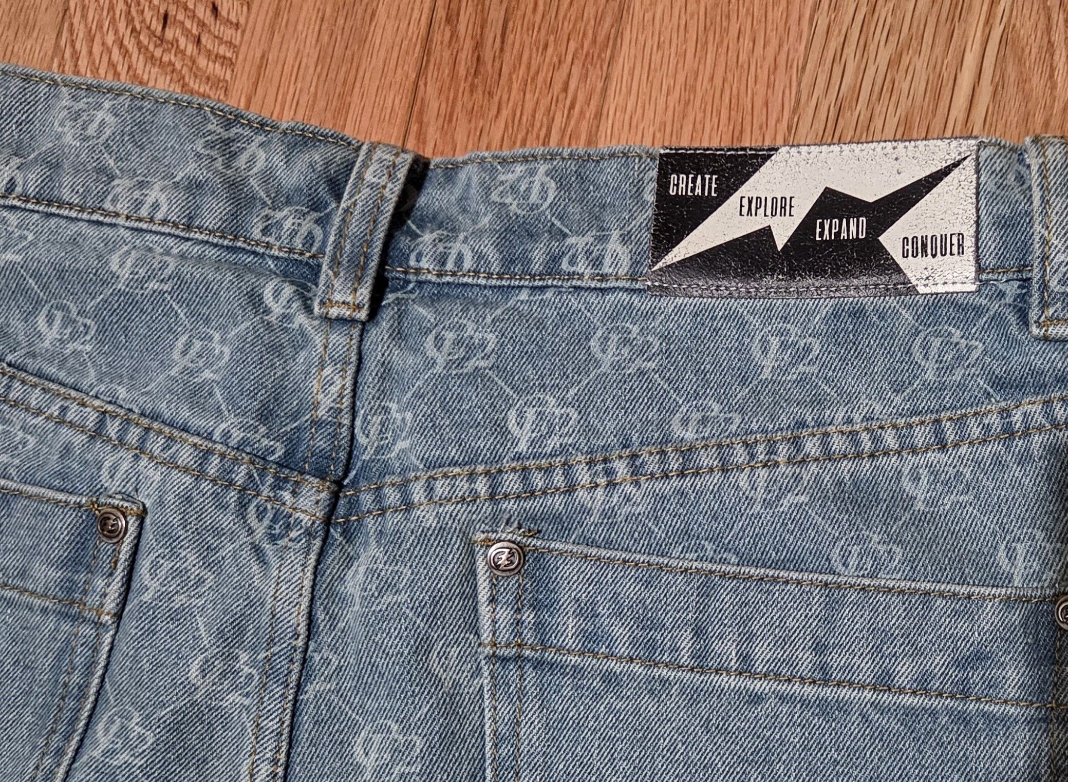 Other C.E.E.C. Blue Knight Denim Jeans Size US 32 / EU 48 - 3 Thumbnail
