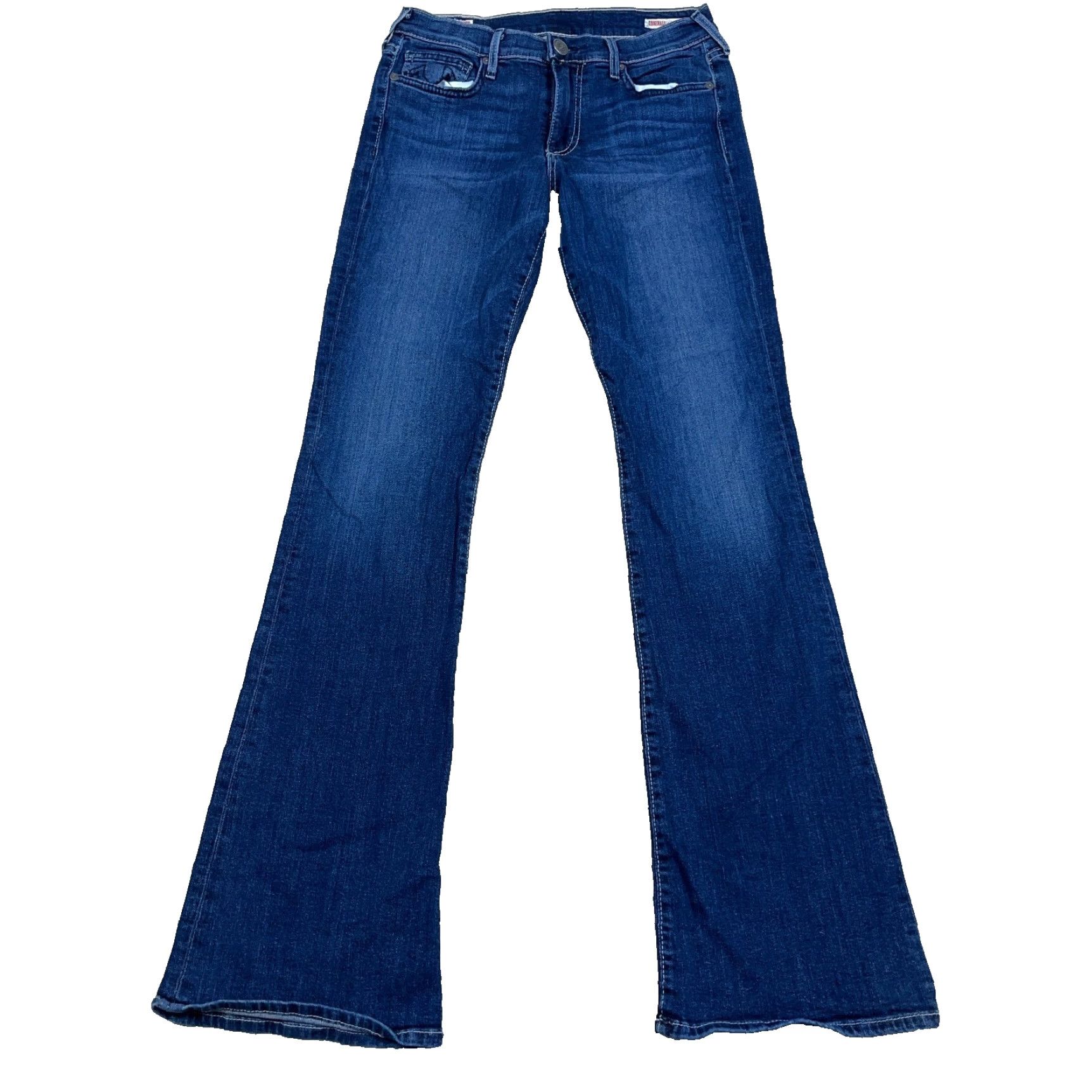 True Religion True Religion Jeans Women 30 Becca Boot Cut Dark Wash Mid Rise Made In USA Size 30" / US 8 / IT 44 - 2 Thumbnail
