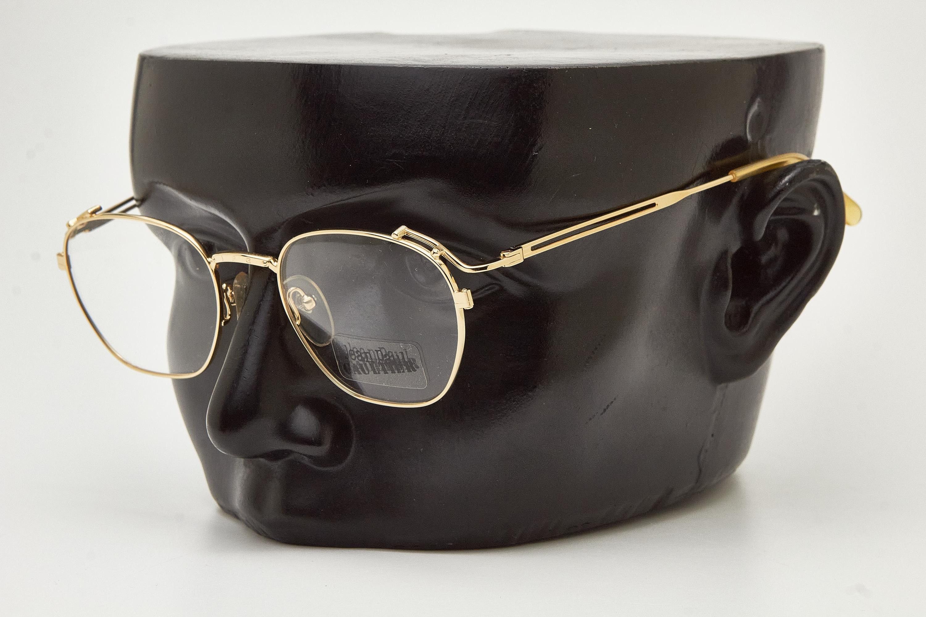 Jean Paul Gaultier Jean Paul Gaultier 55-3173 Gold Plated Oval Eyeglasses Size ONE SIZE - 2 Thumbnail