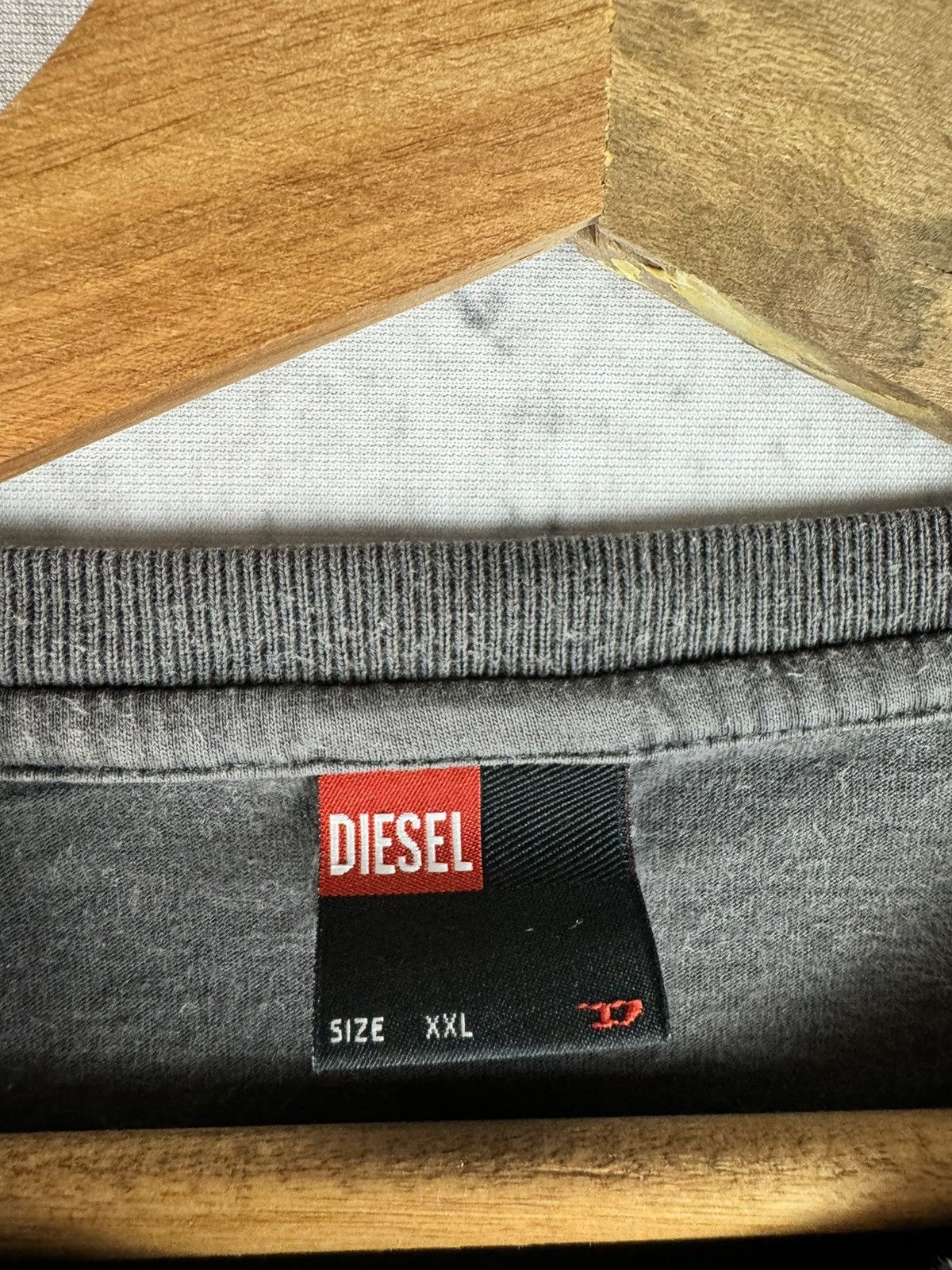 Diesel Vintage Diesel T-Shirt Big Logo Y2K Japanese 90s Size US XXL / EU 58 / 5 - 3 Thumbnail