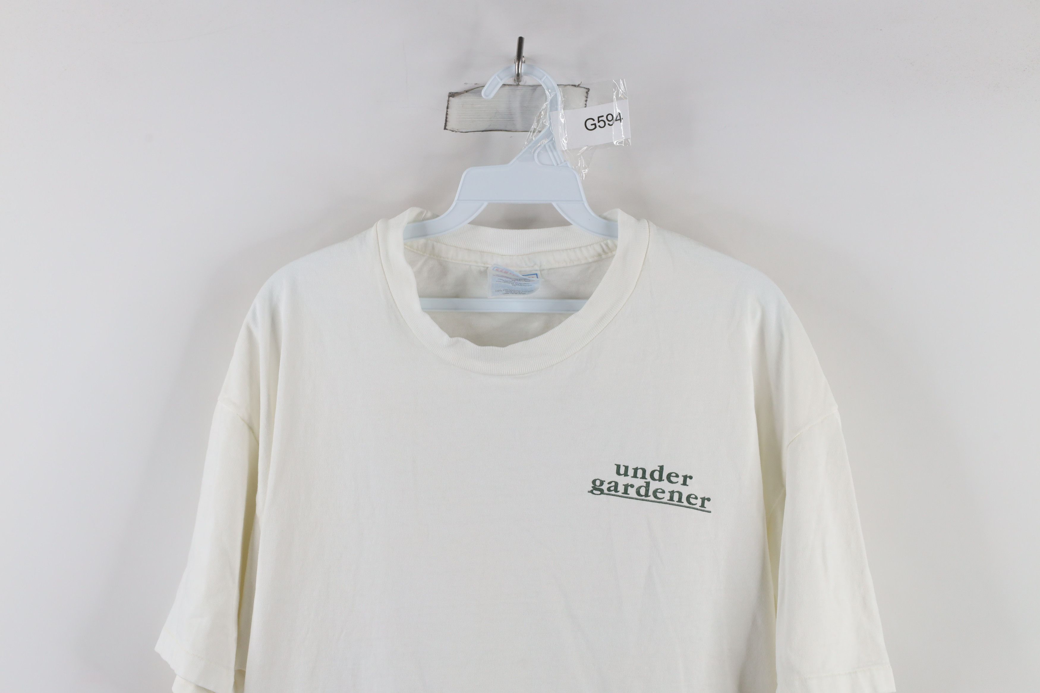 Vintage Vintage 90s Streetwear Gardener Short Sleeve T-Shirt USA Size US XL / EU 56 / 4 - 2 Thumbnail