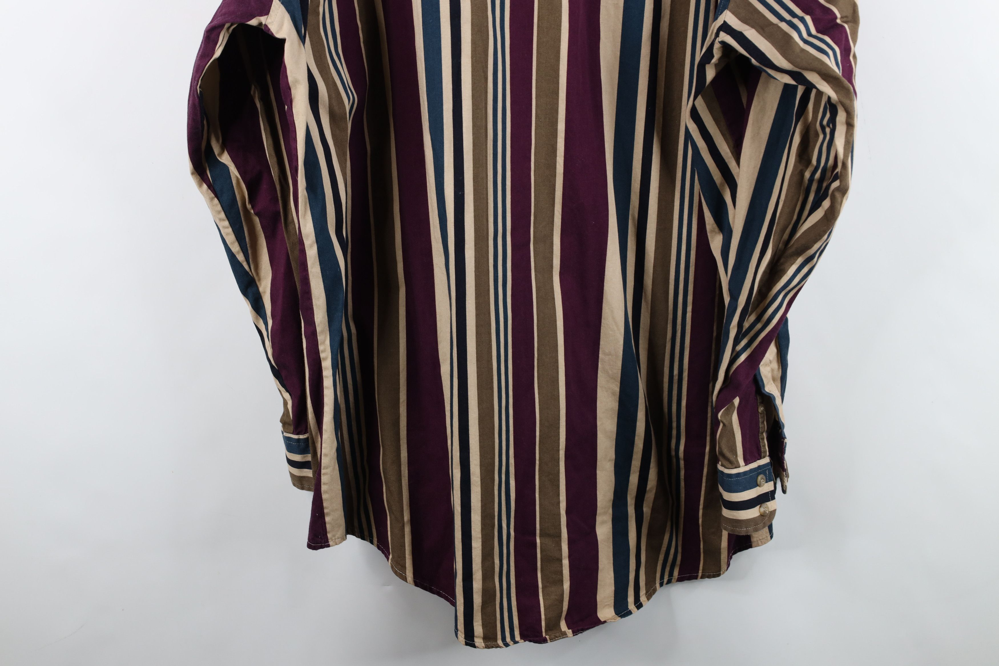 Vintage Vintage 90s Streetwear Rodeo Striped Button Down Shirt Size US XXL / EU 58 / 5 - 14 Thumbnail