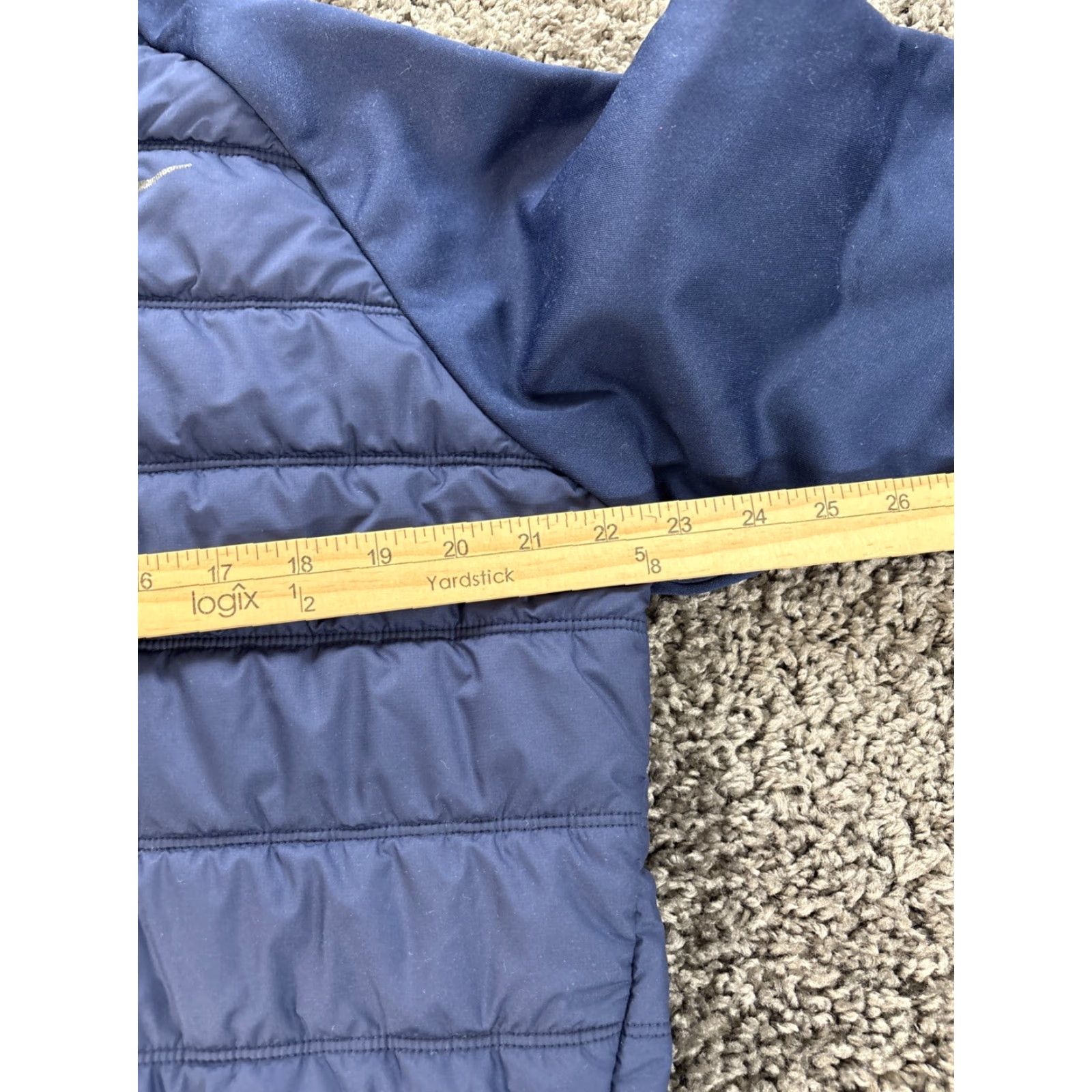 Nike Nike Therma Training Hoodie Mens L Navy Blue Full Zip Puffer Hooded Pockets Gym & Training Size US L / EU 52-54 / 3 - 3 Thumbnail