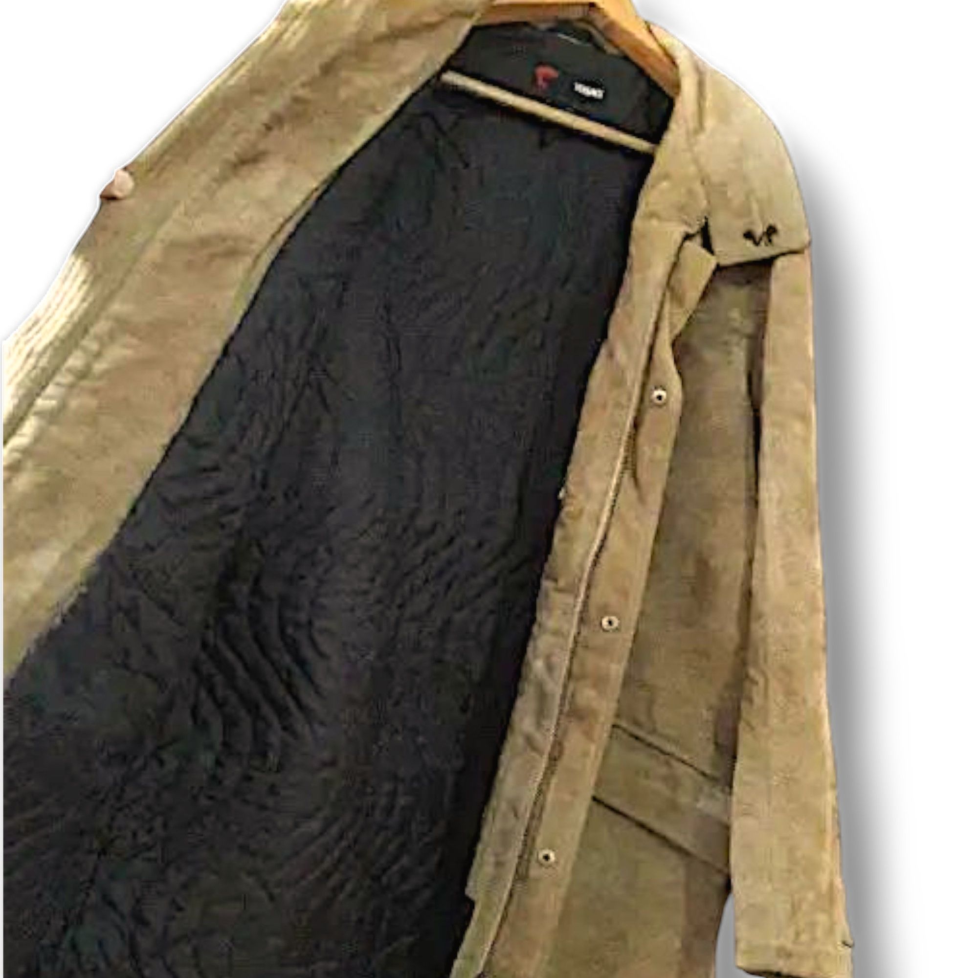 Versace Vintage Versace Trench Coat Suede Leather Sportswear Italy Size US M / EU 48-50 / 2 - 8 Thumbnail