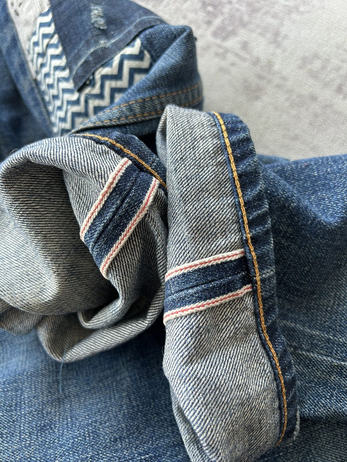 Junya Watanabe AD2011 Junya Watanabe Patchwork Denim Size US 31 - 22 Thumbnail