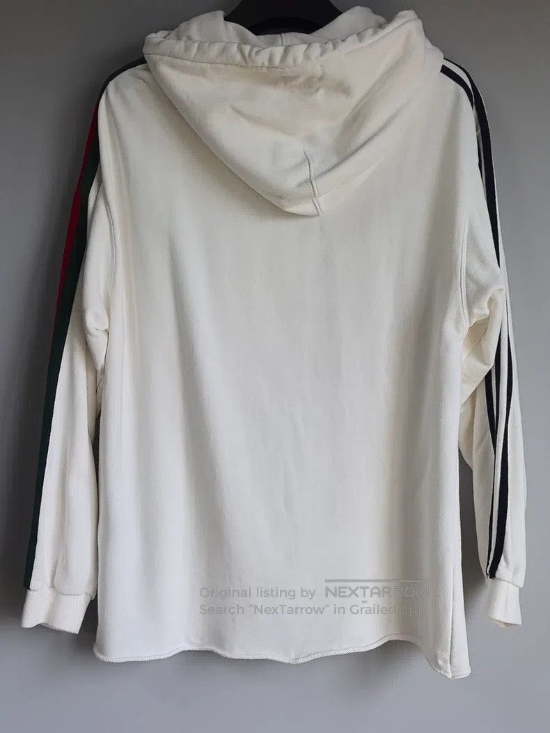 Gucci Gucci Clover white hooded sweatshirt Size US M / EU 48-50 / 2 - 2 Thumbnail