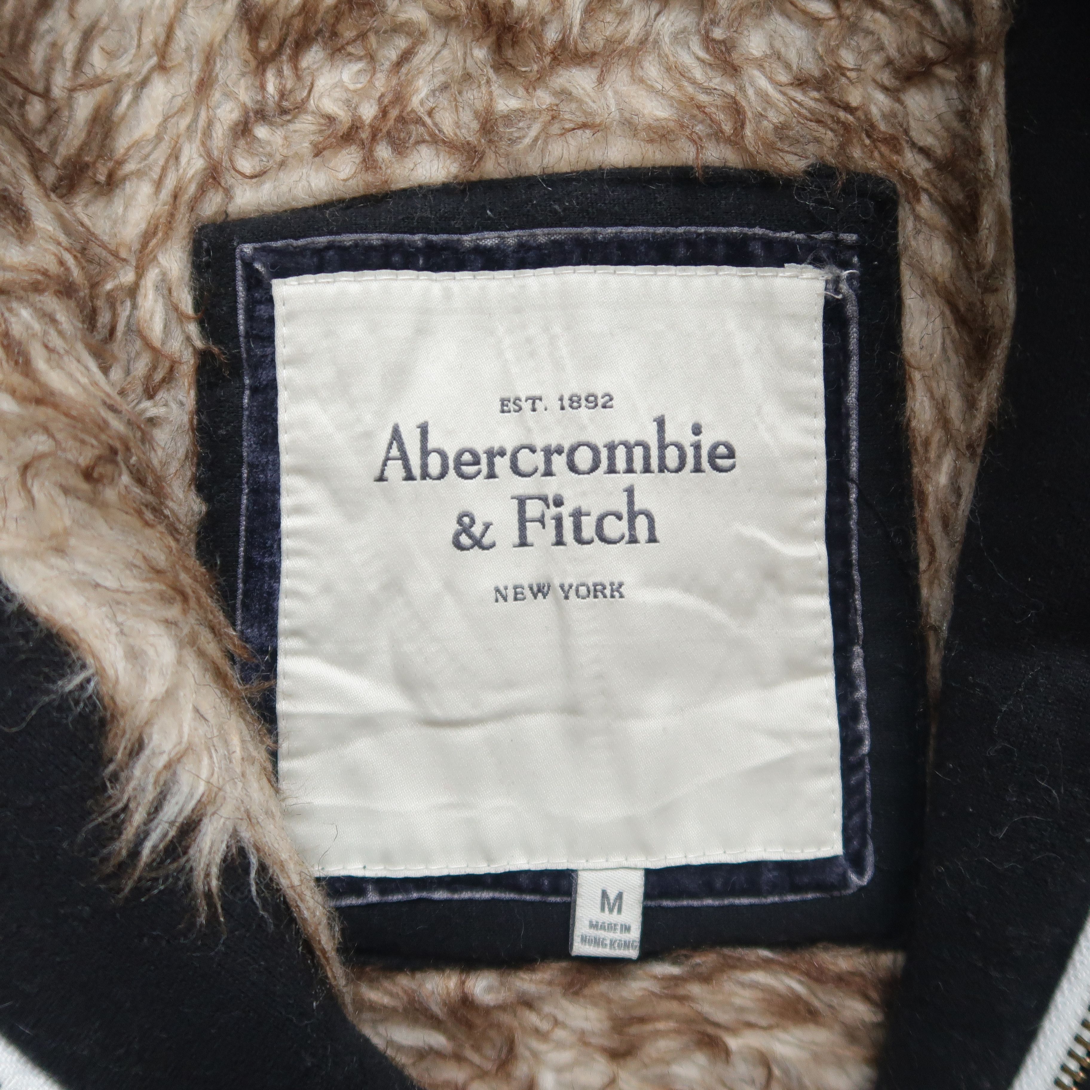Japanese Brand 2000s Abercrombie Fur Hoodie Sherpa Inner Like GOA Size US M / EU 48-50 / 2 - 4 Thumbnail
