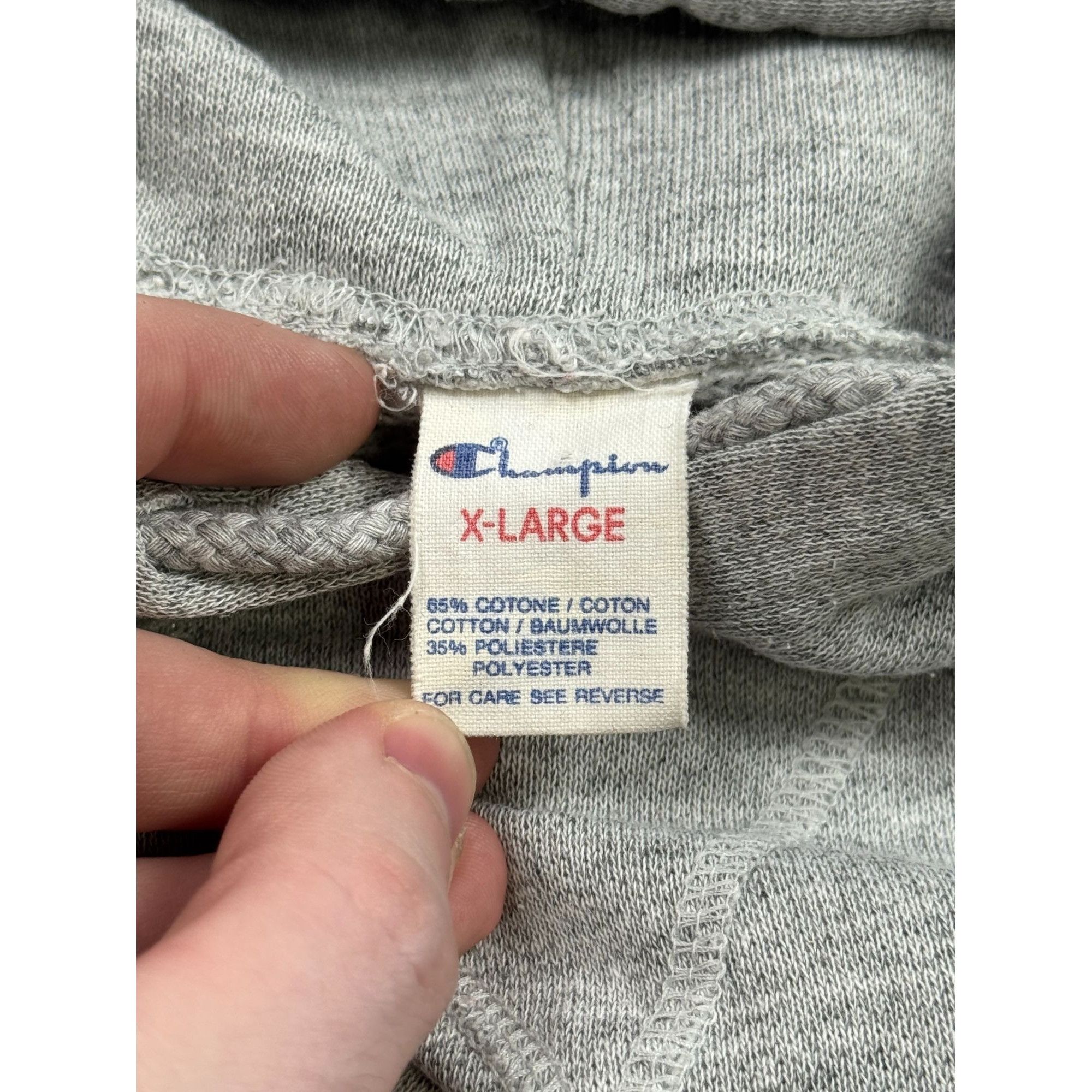 Champion Vintage Champion Gray Hoodie (Y1200) Size US XL / EU 56 / 4 - 6 Thumbnail