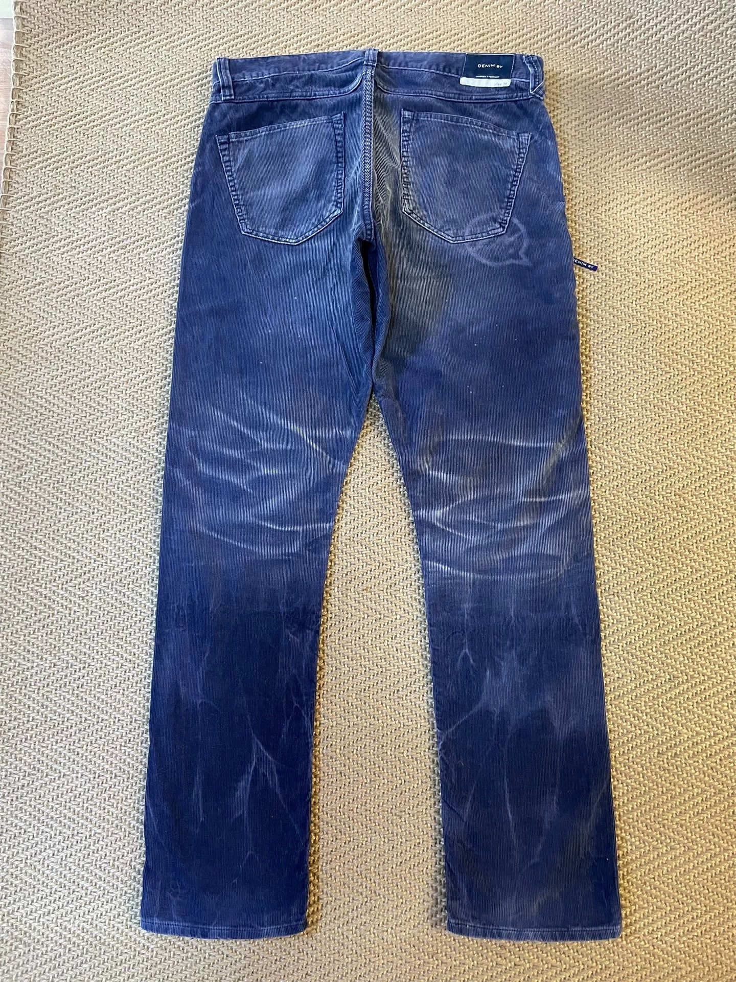 Vanquish DENIM BY VANQ & FRAGMENT Washed Corduroy Distressed Pant W36 Size US 36 / EU 52 - 2 Thumbnail