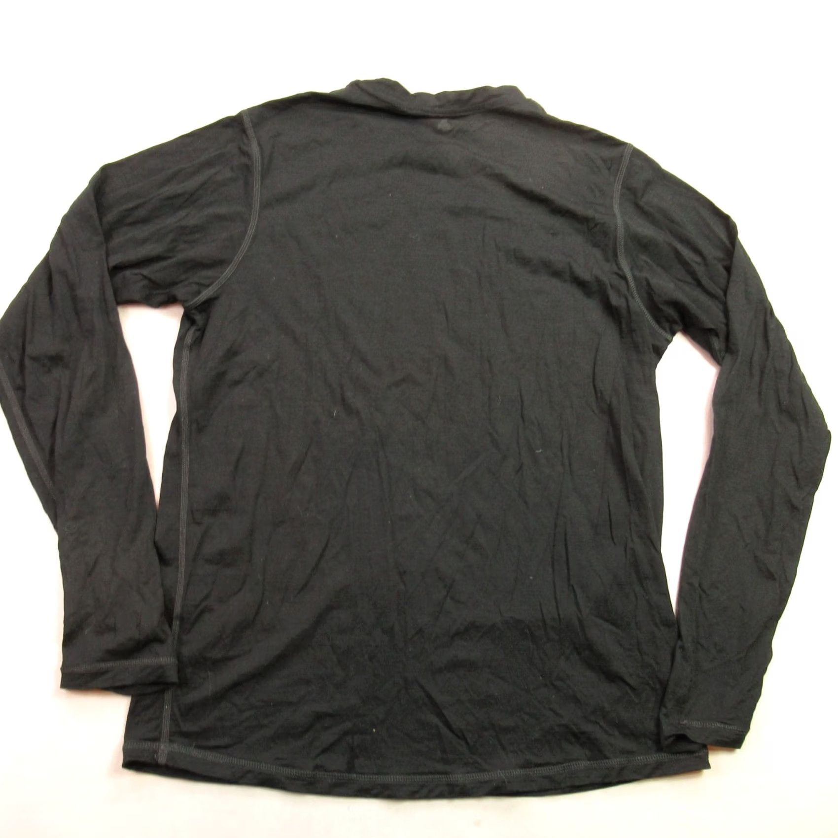Smartwool SmartWool Shirt Mens Long Sleeve Crew Neck Lightweight Black T-Shirt Casual Regular Fit Champs Outdoor Skateboarding Adults Mens Size US L / EU 52-54 / 3 - 7 Thumbnail